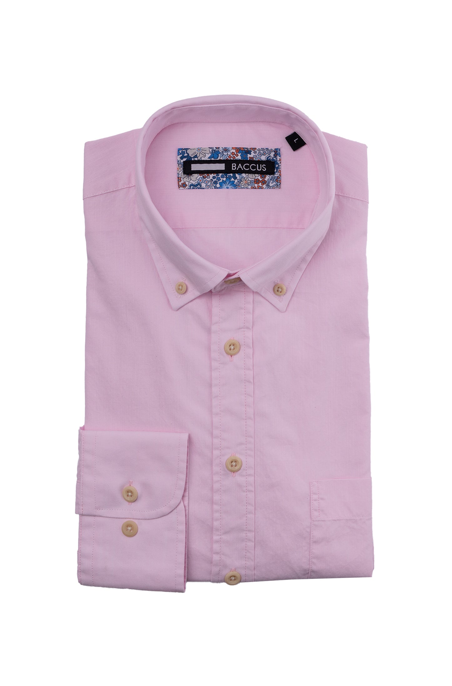 Camisa lisa para homem - Rosa