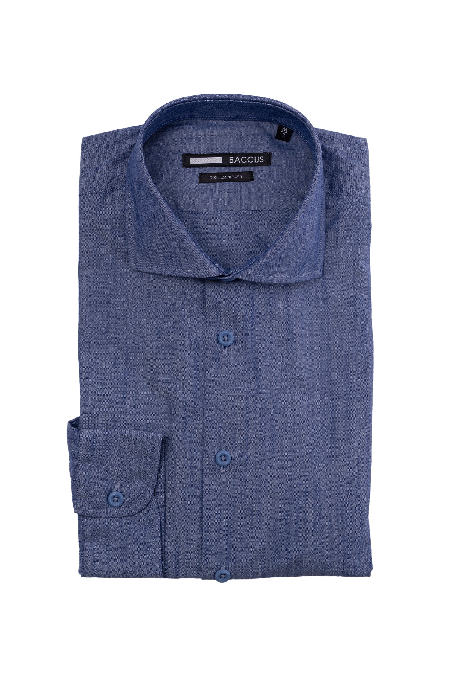Plain shirt for men - Navy