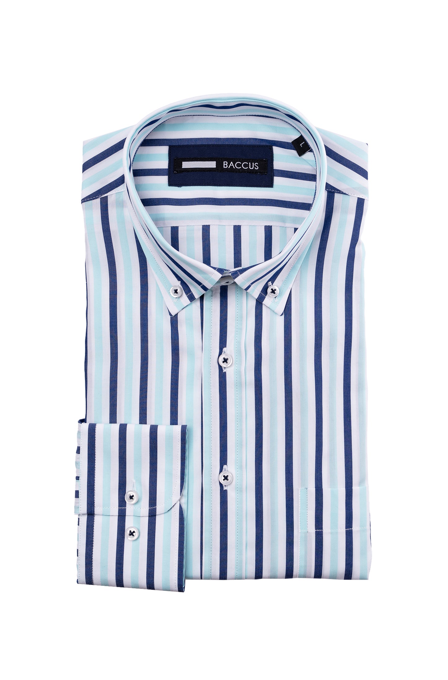Men's striped shirt - Blue