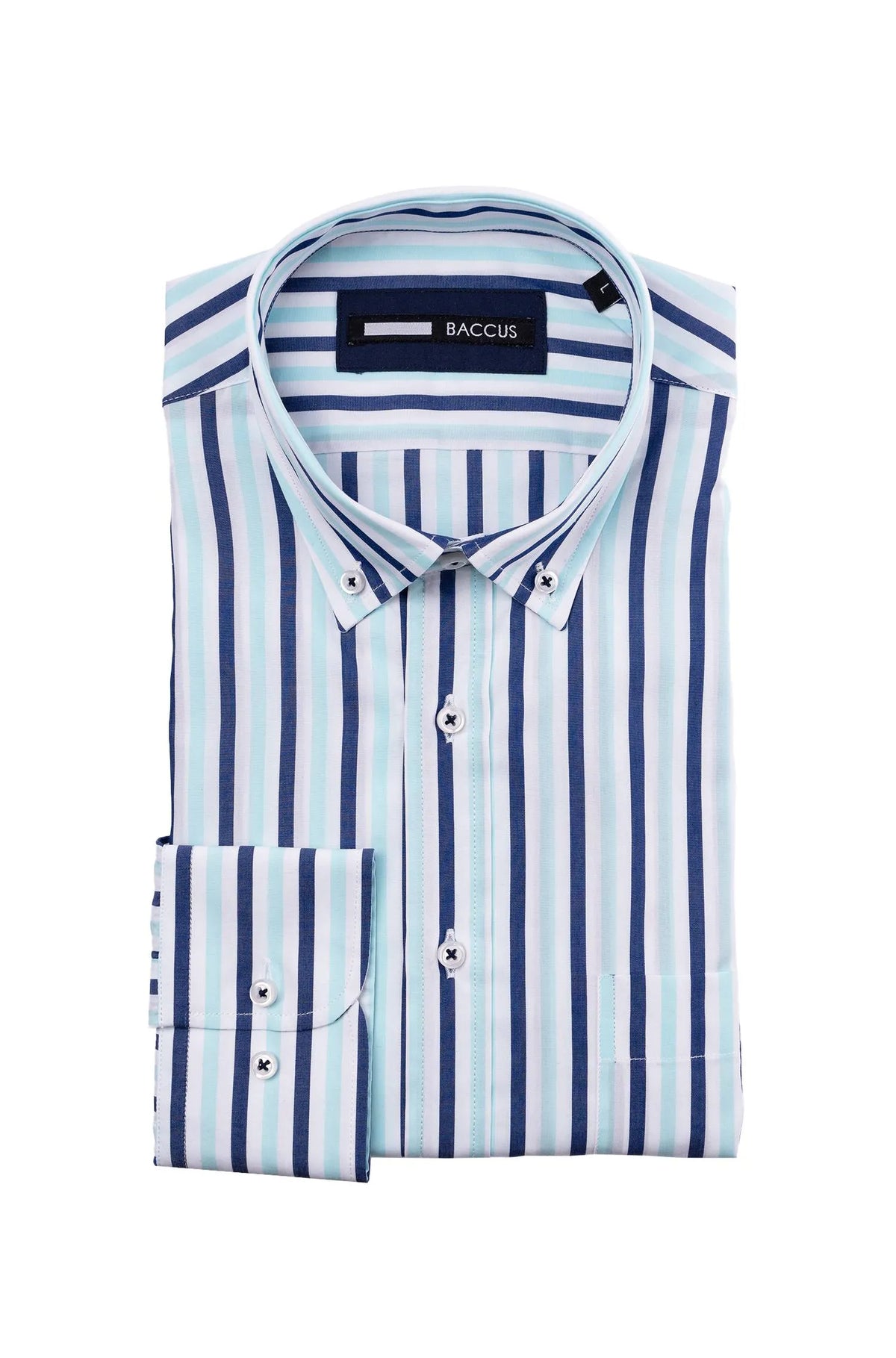 Men's striped shirt - Blue