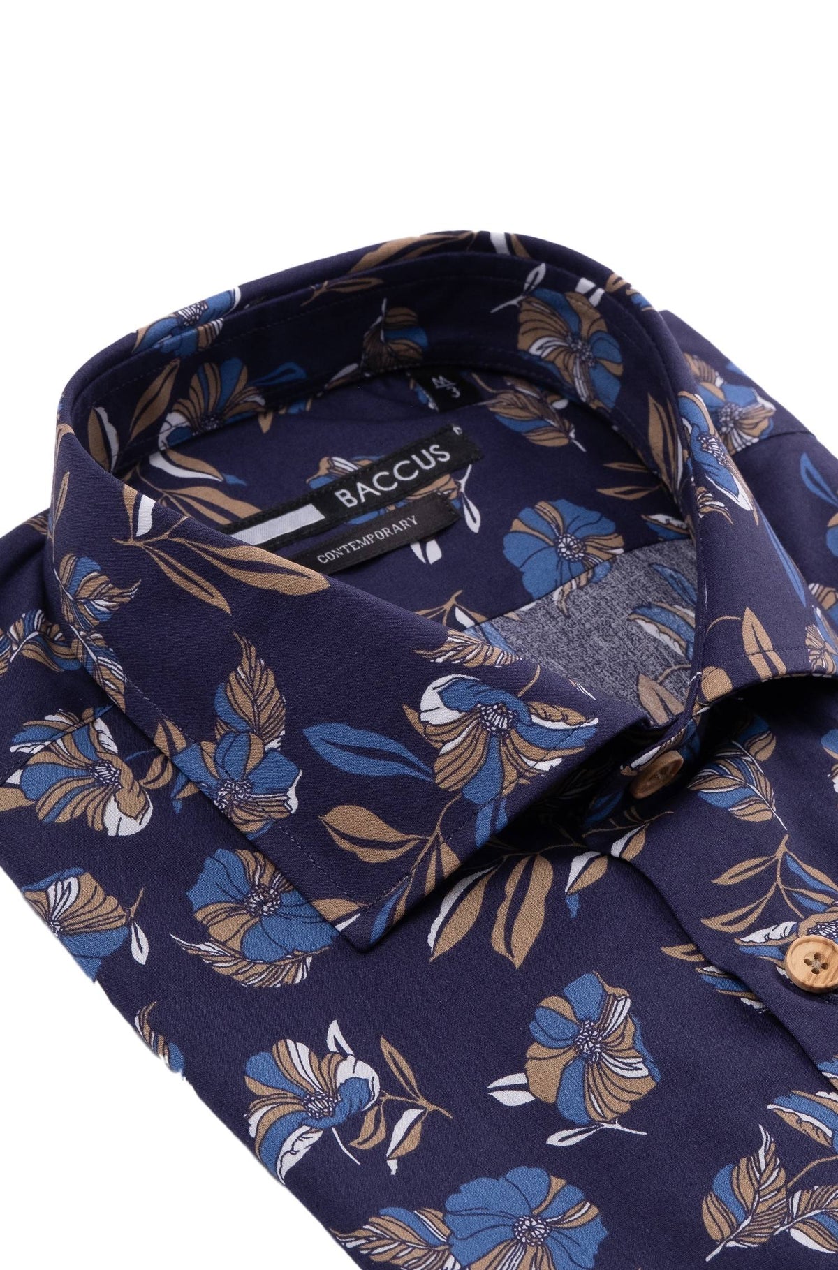 Baccus printed shirt - Navy