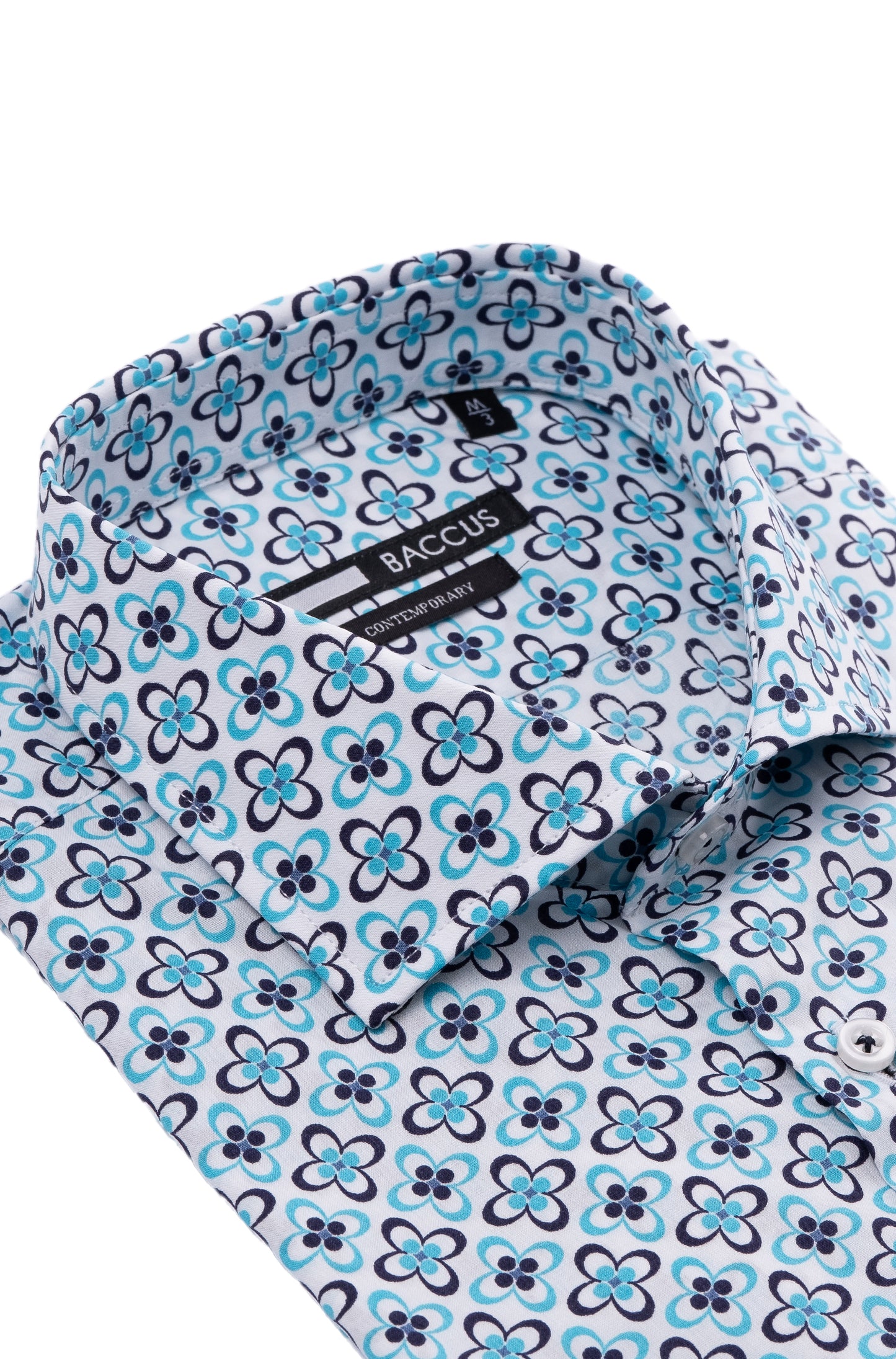 Baccus Printed Shirt - Blue
