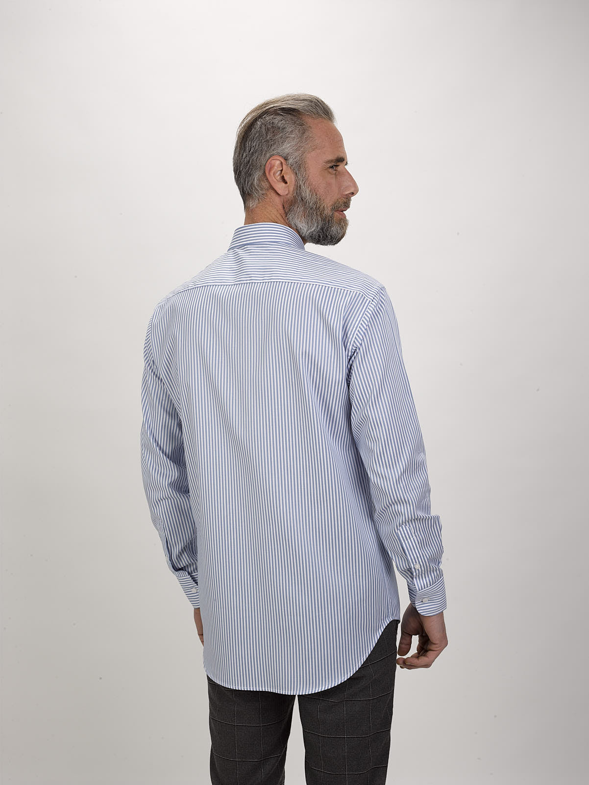 Men's striped shirt - Blue