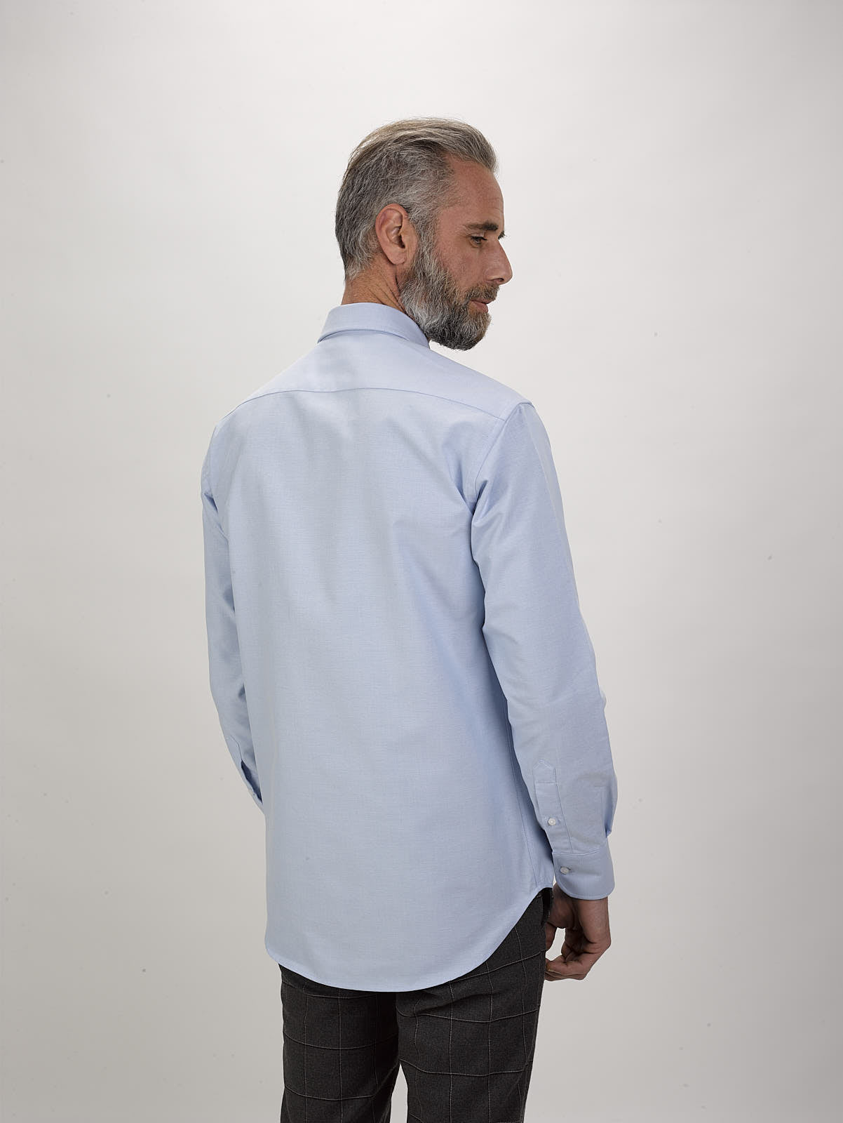 Camisas lisa para homem - Azul