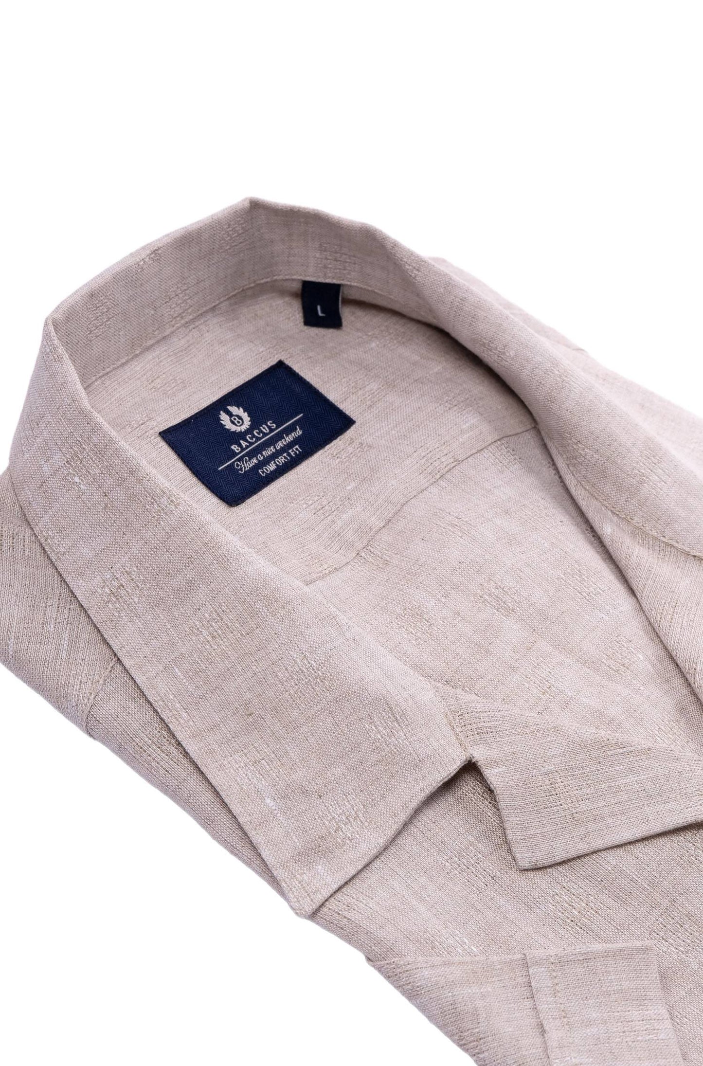 Camisa havaiana Baccus - Bege