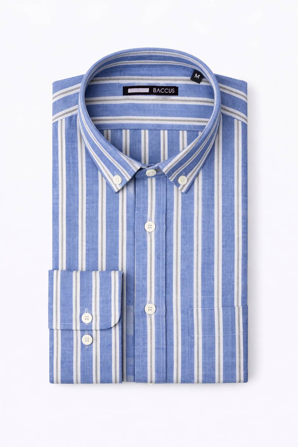 Camisas Regular Fit - Azul