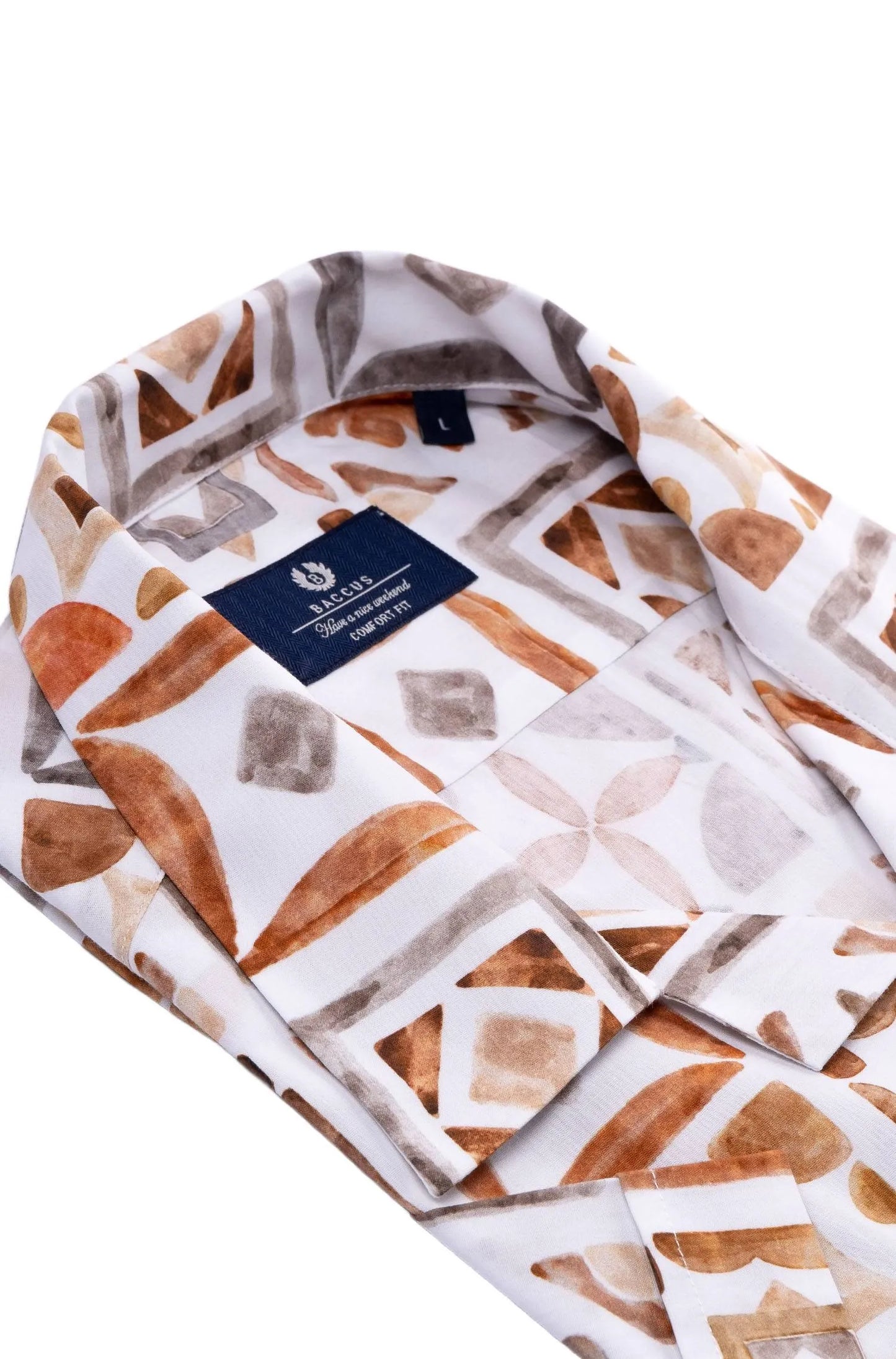 Baccus Hawaiian shirt - Beige