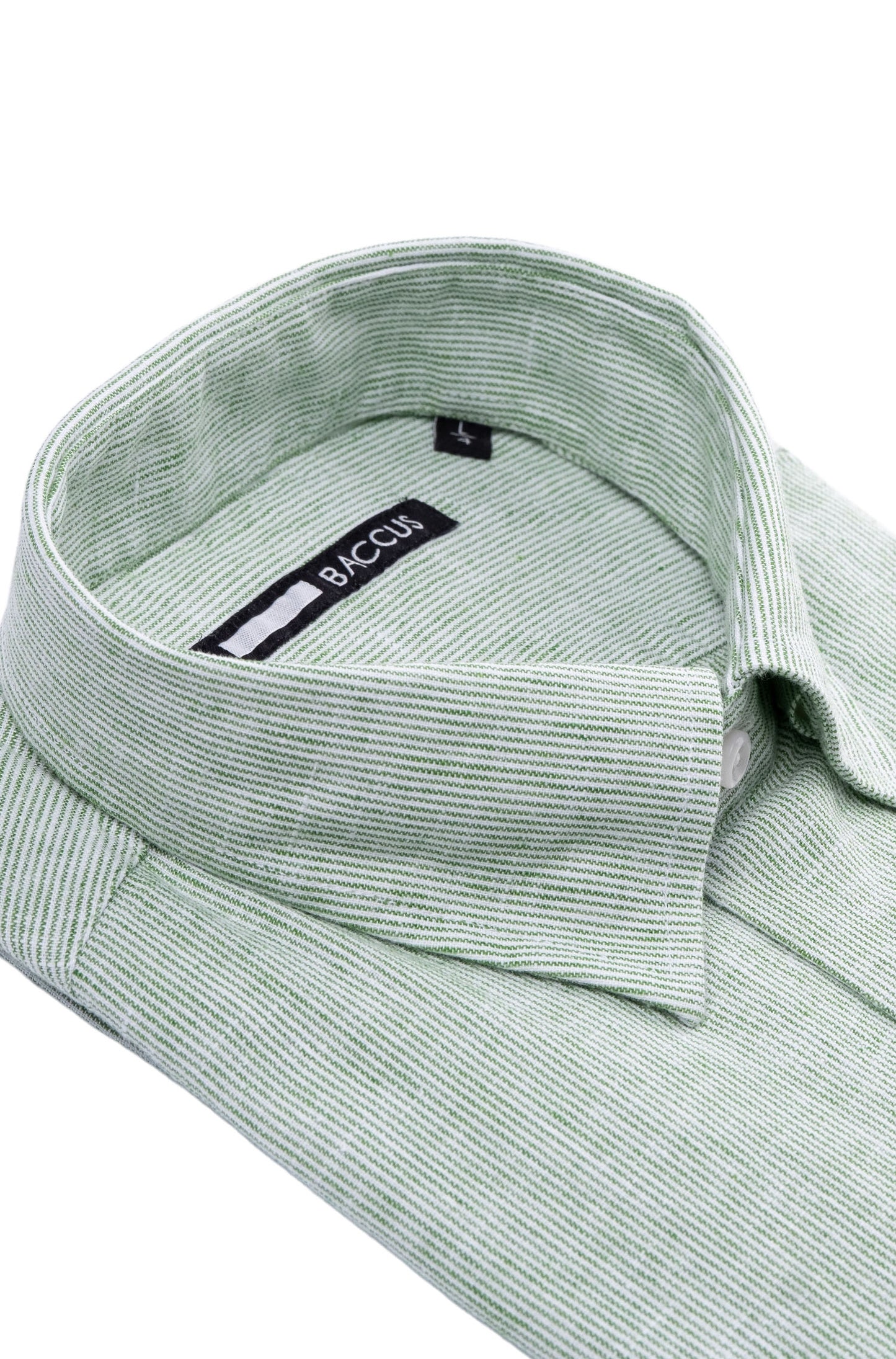 Camisa com riscas - Verde