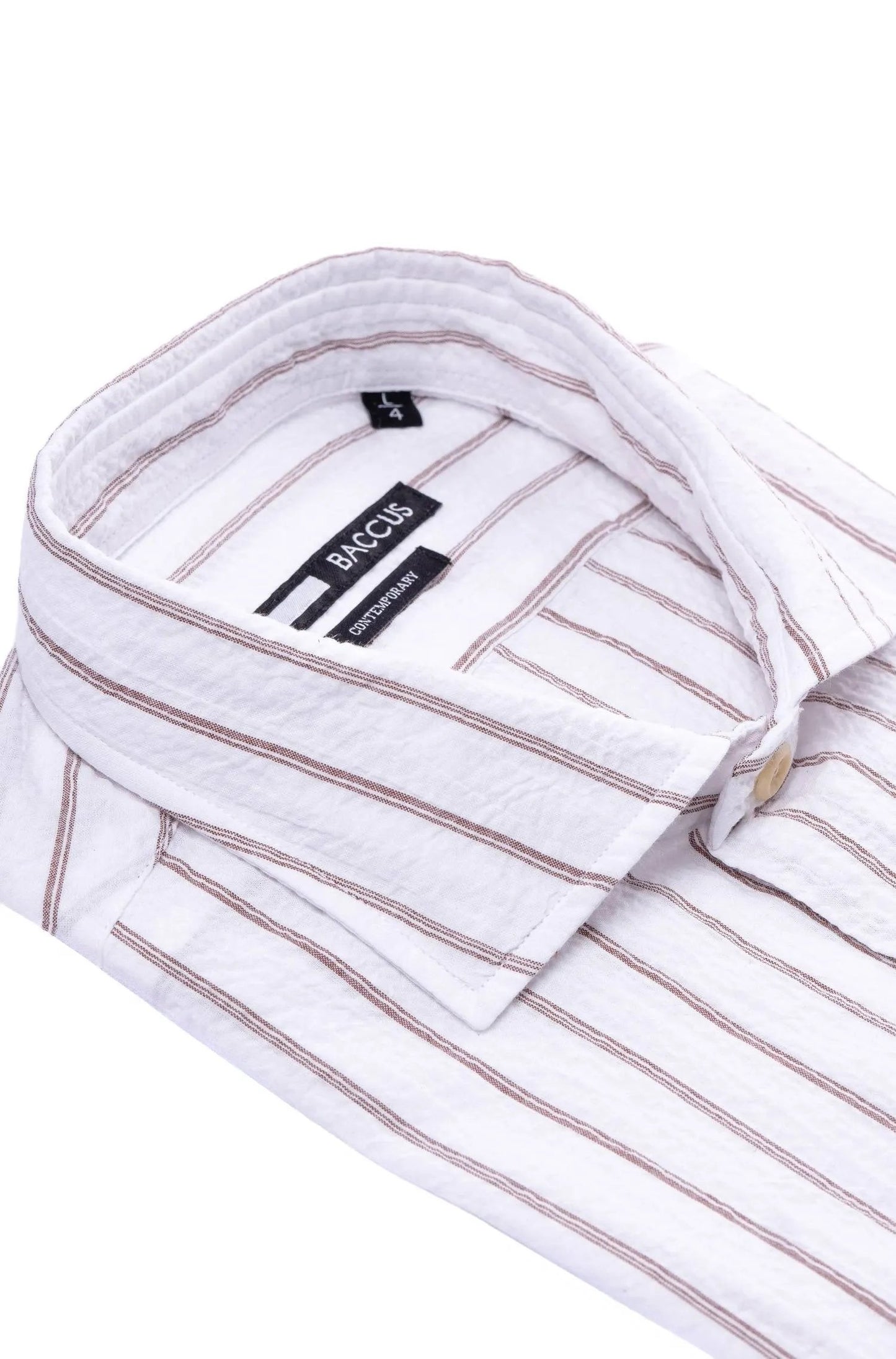 Camisa Fit Contemporary - Bege