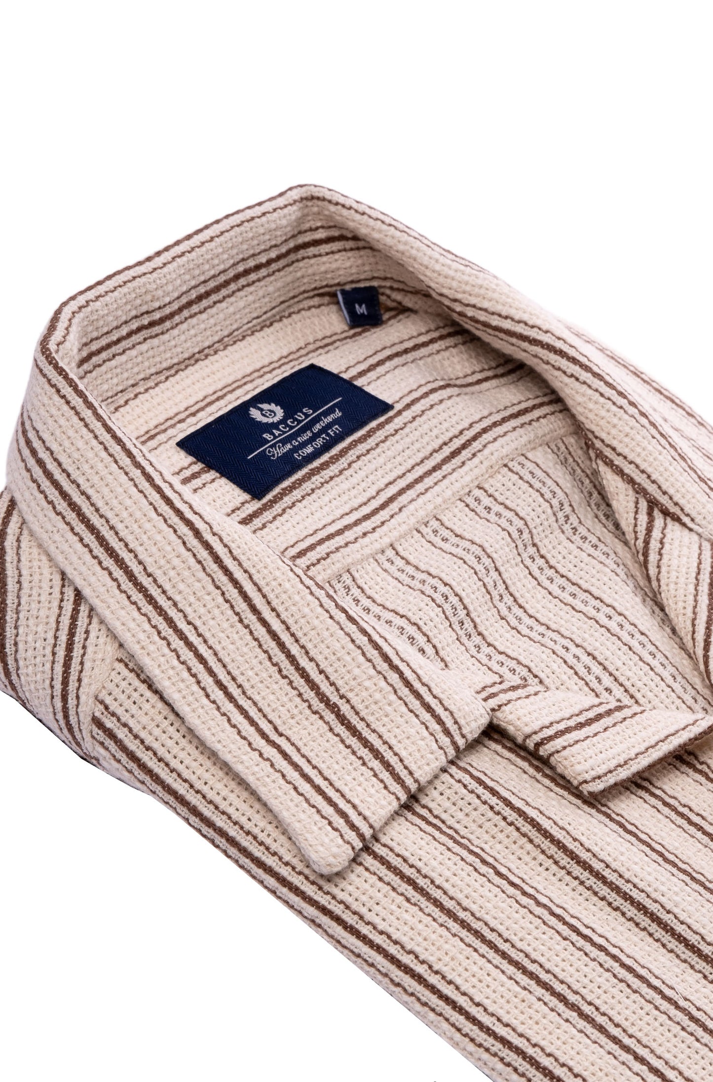 Camisa havaiana Baccus - Bege