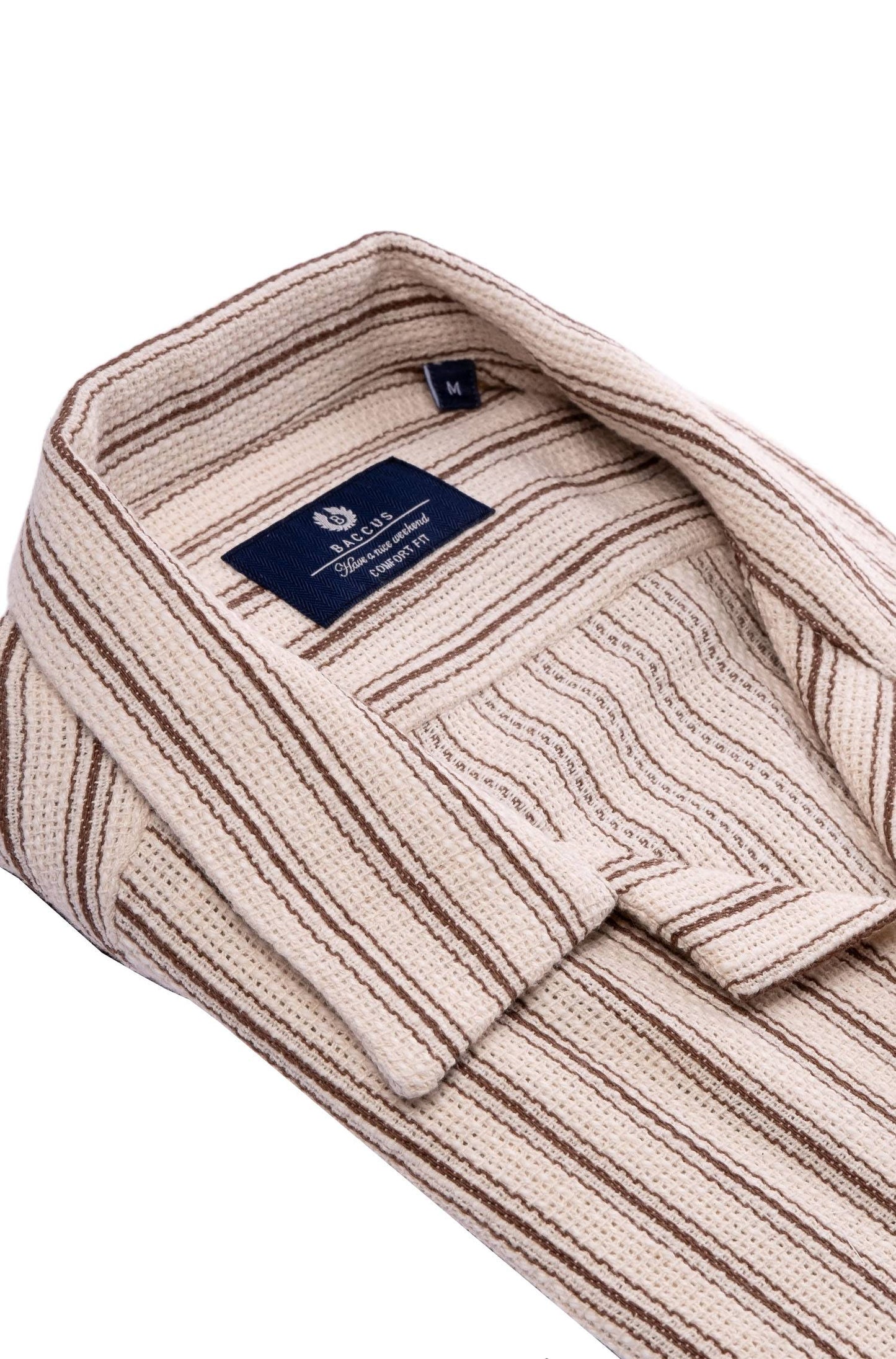 Camisa havaiana Baccus - Bege