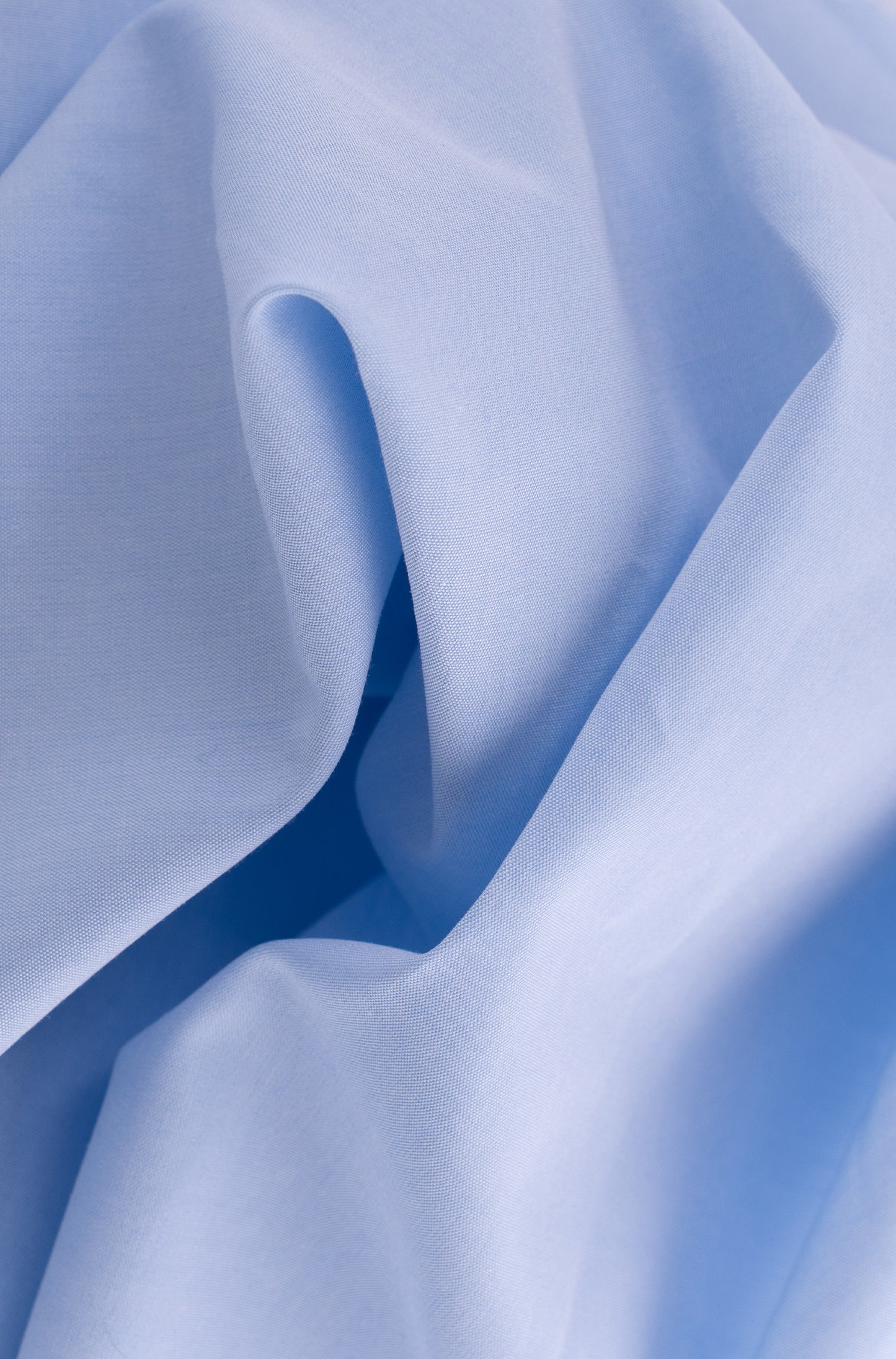 Blue easy iron cotton