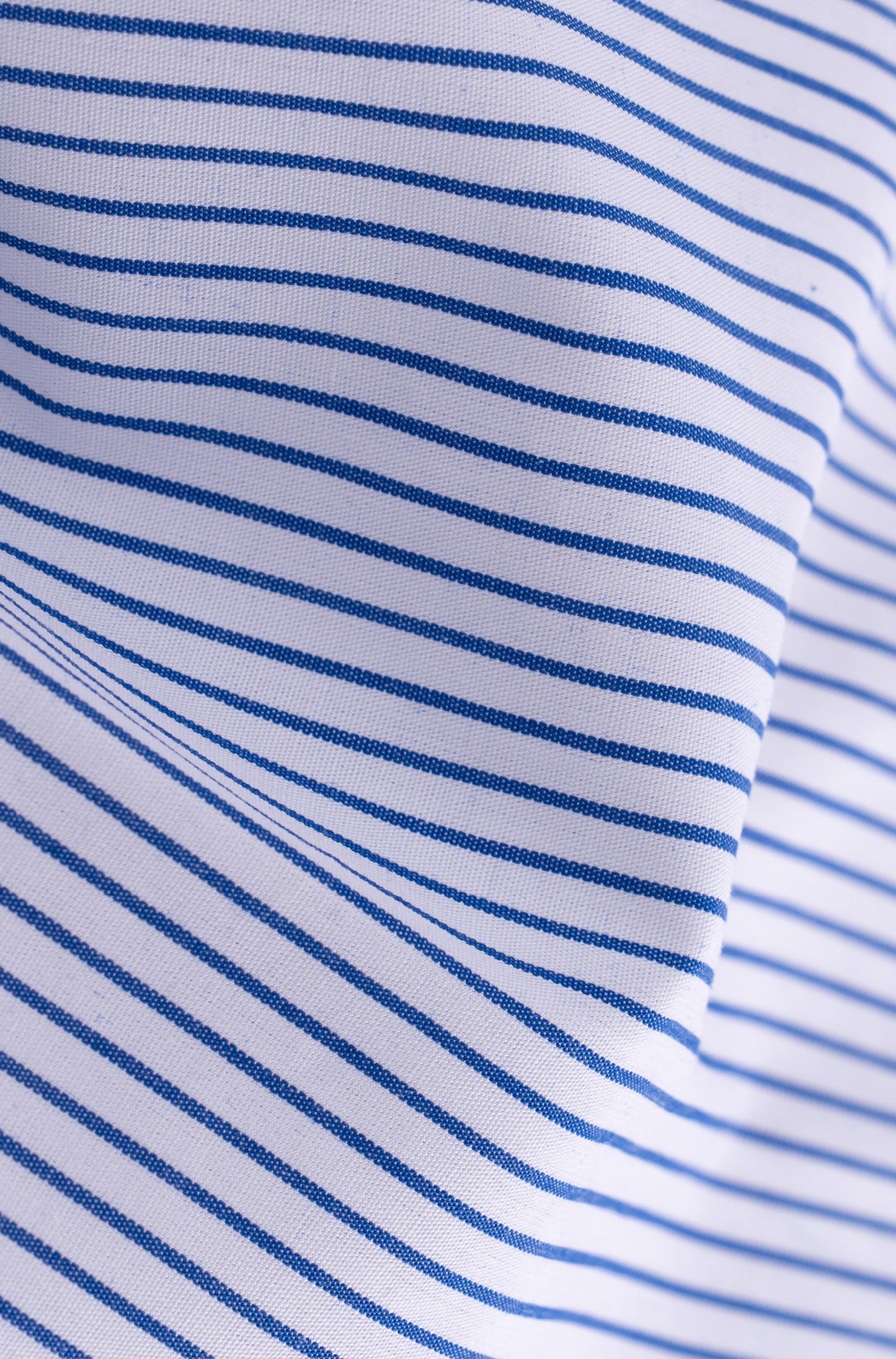 Algodão com riscas azul