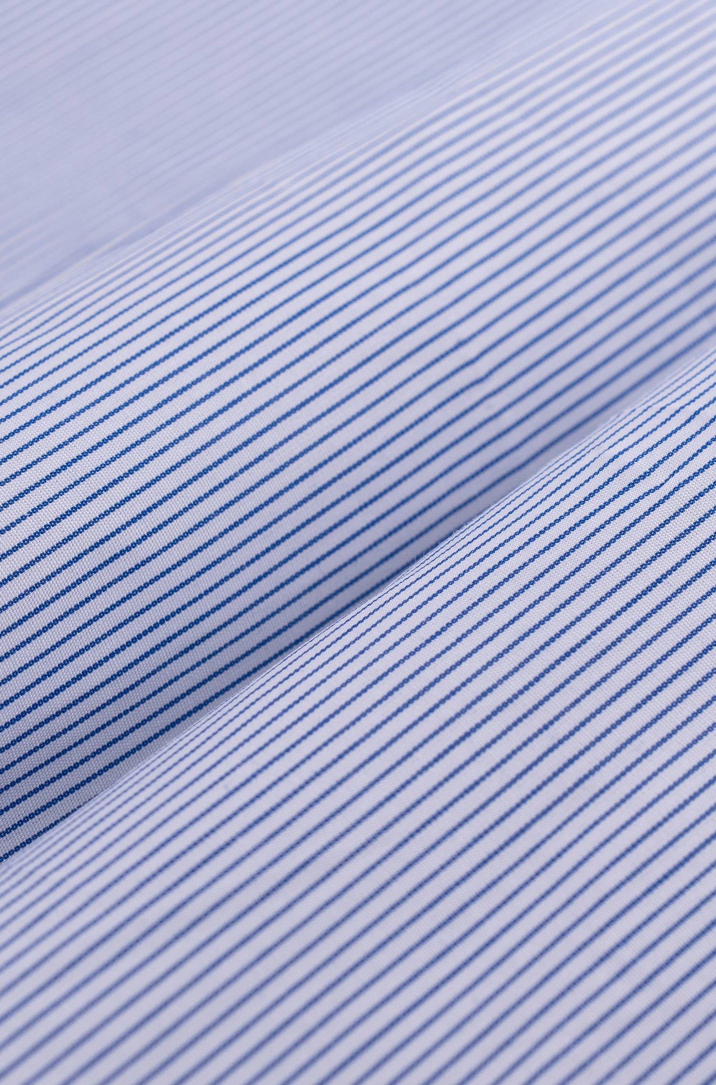 Algodão com riscas azul