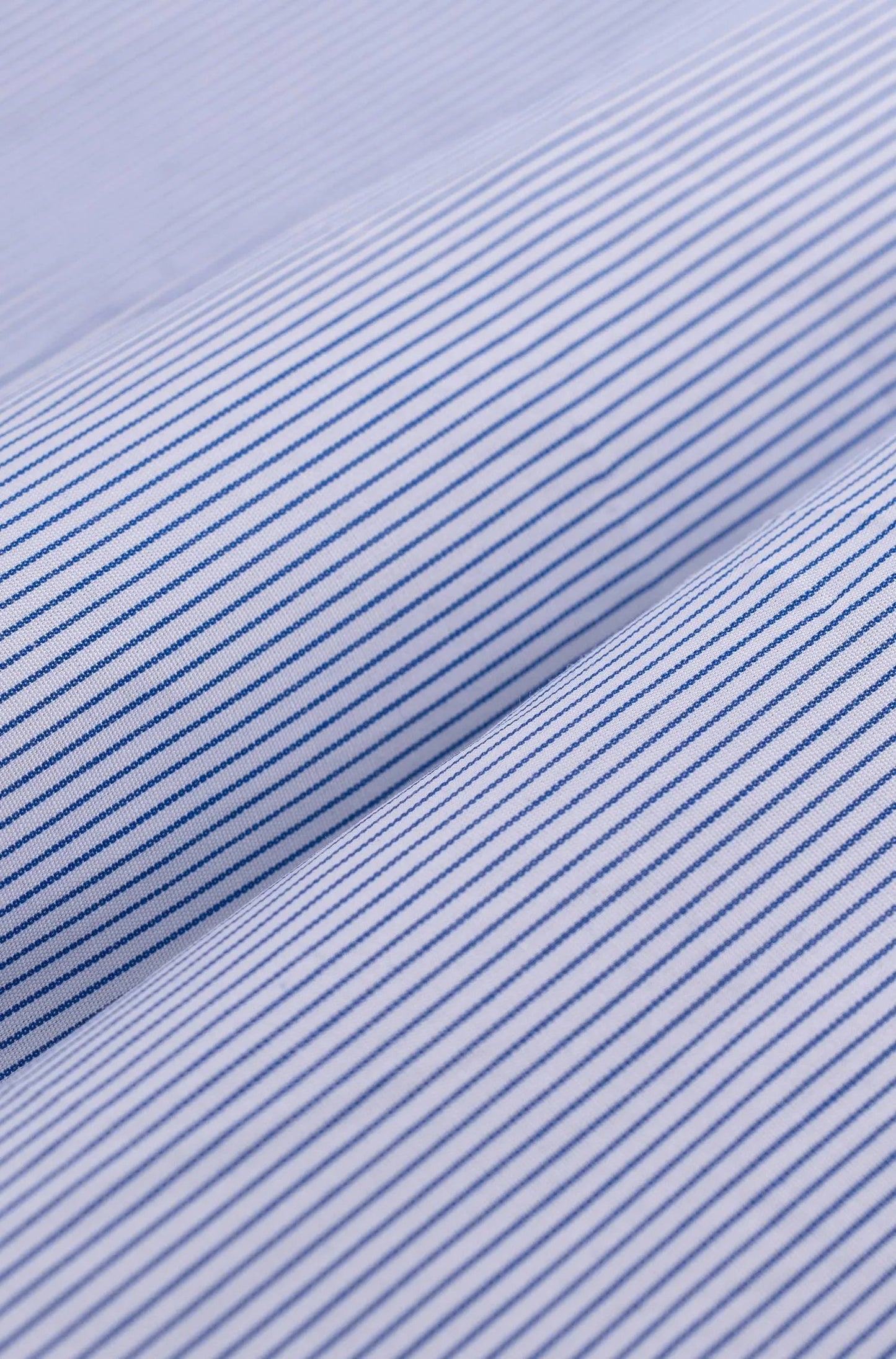Algodão com riscas azul