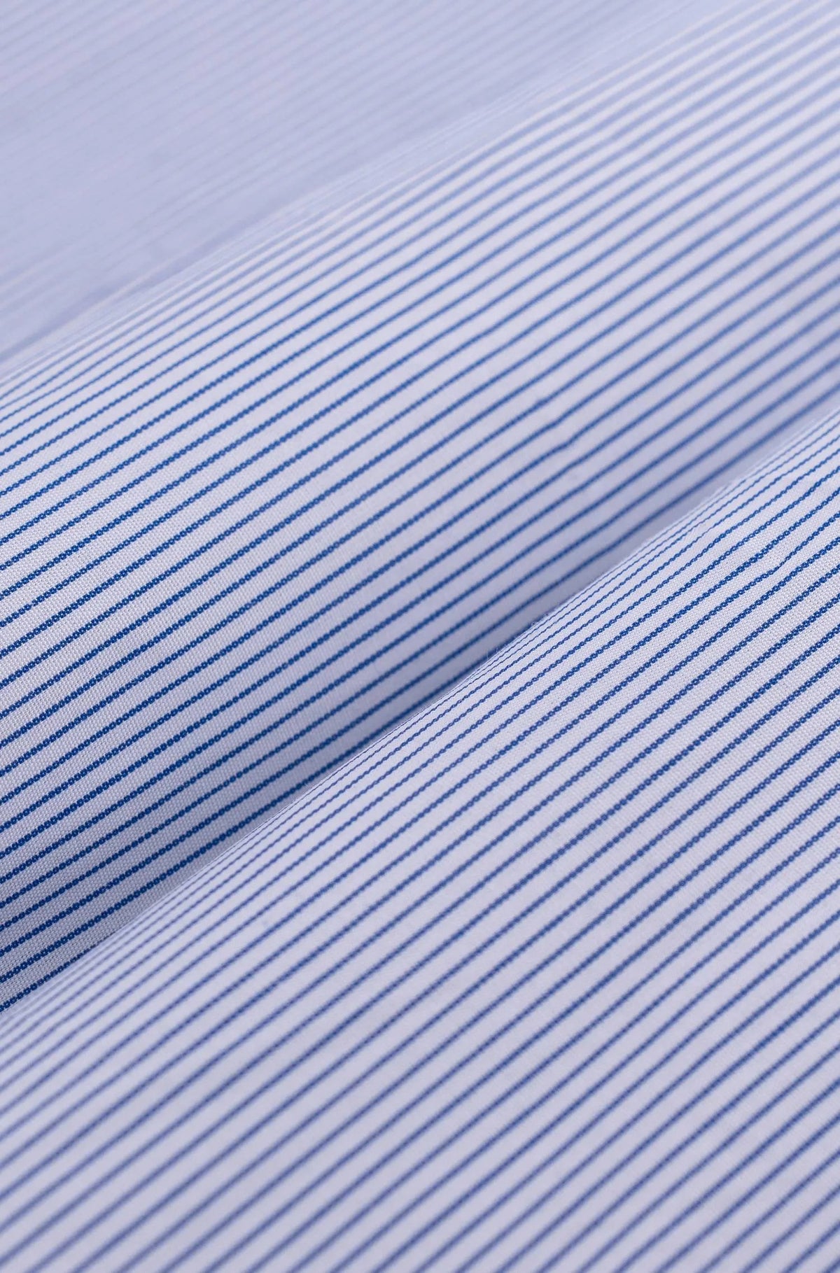 Algodão com riscas azul