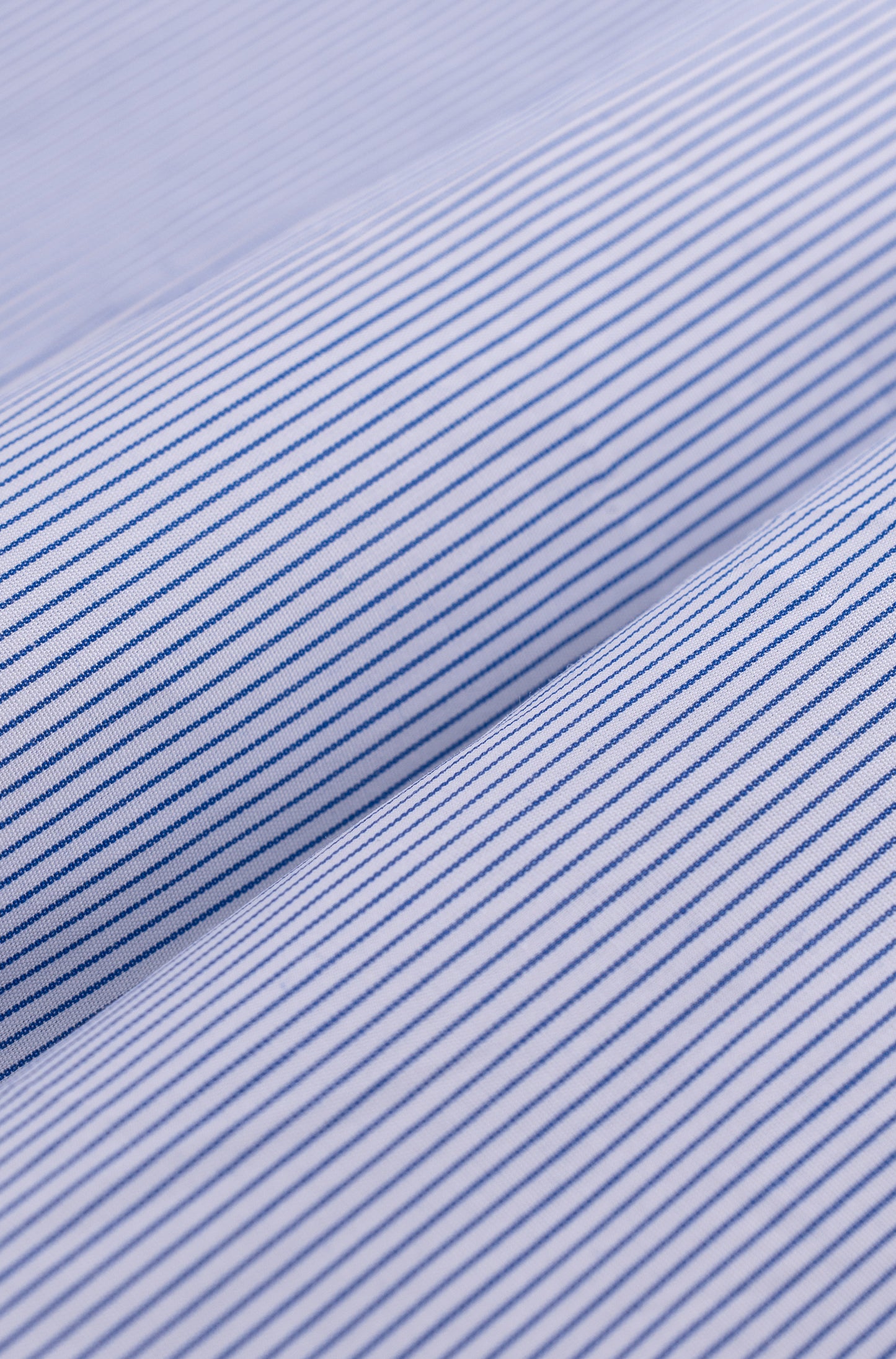 Blue striped cotton