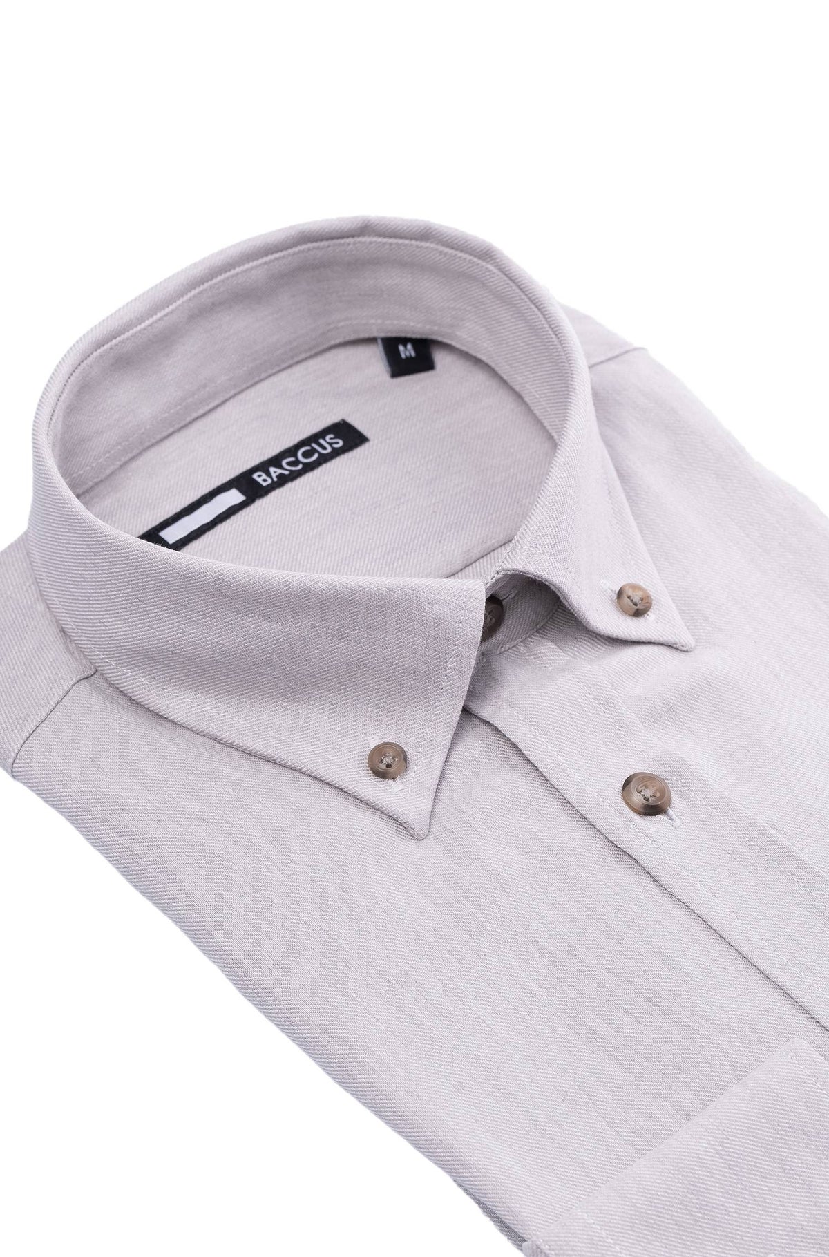 Camisa lisa para homem - Bege