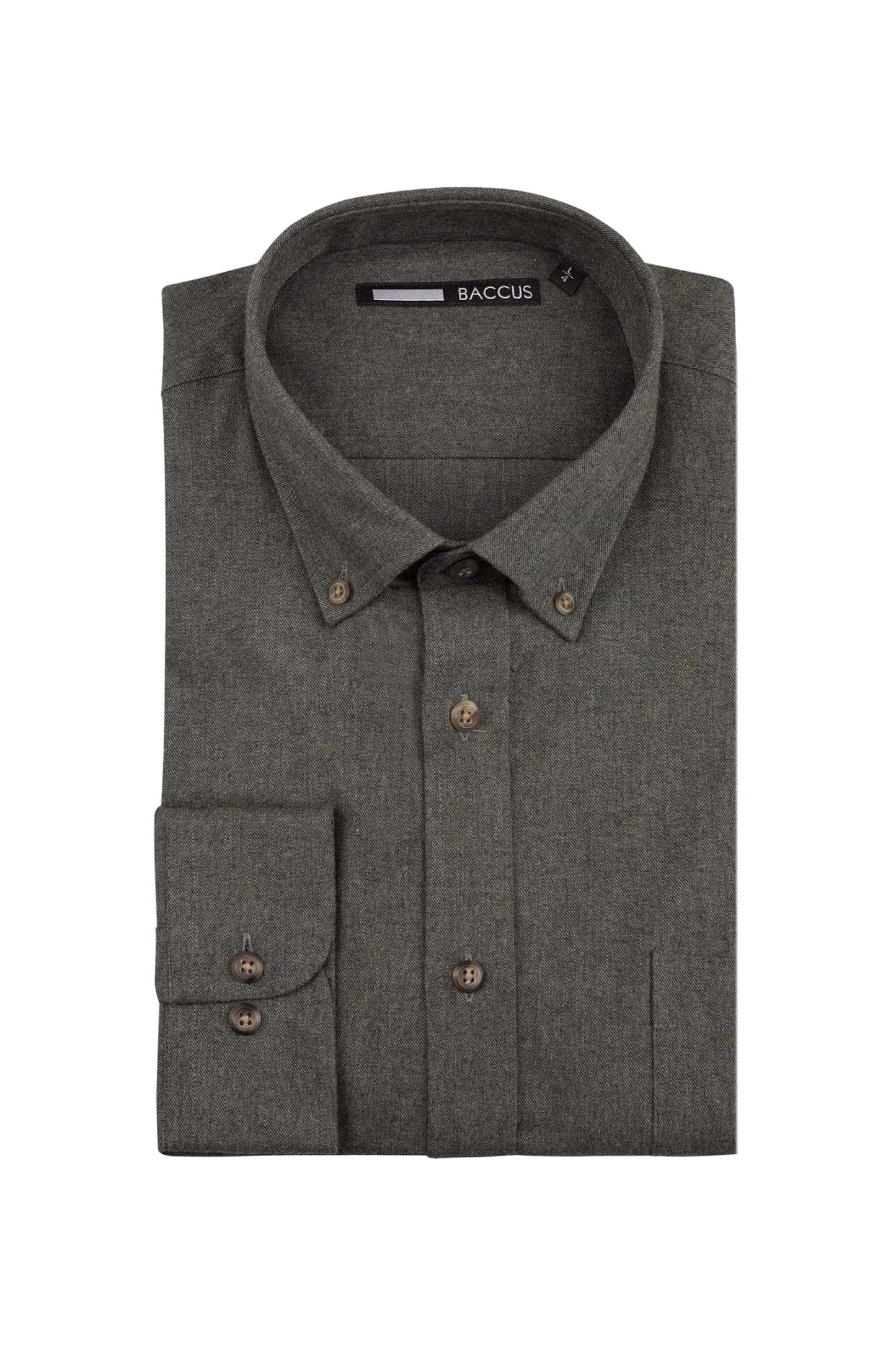 Camisa lisa para homem - Verde