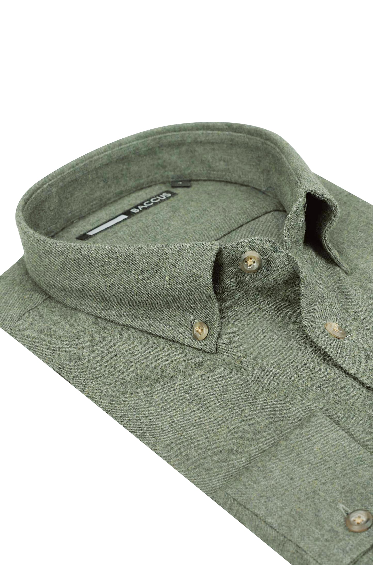 Camisa lisa para homem - Verde