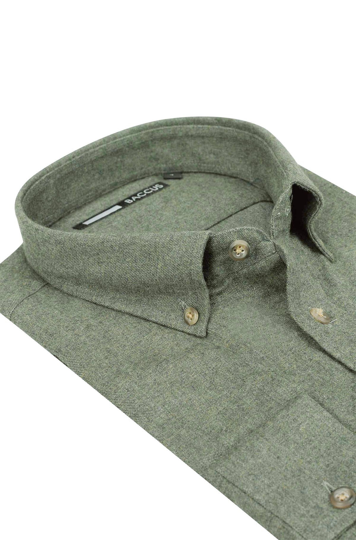 Camisa lisa para homem - Verde