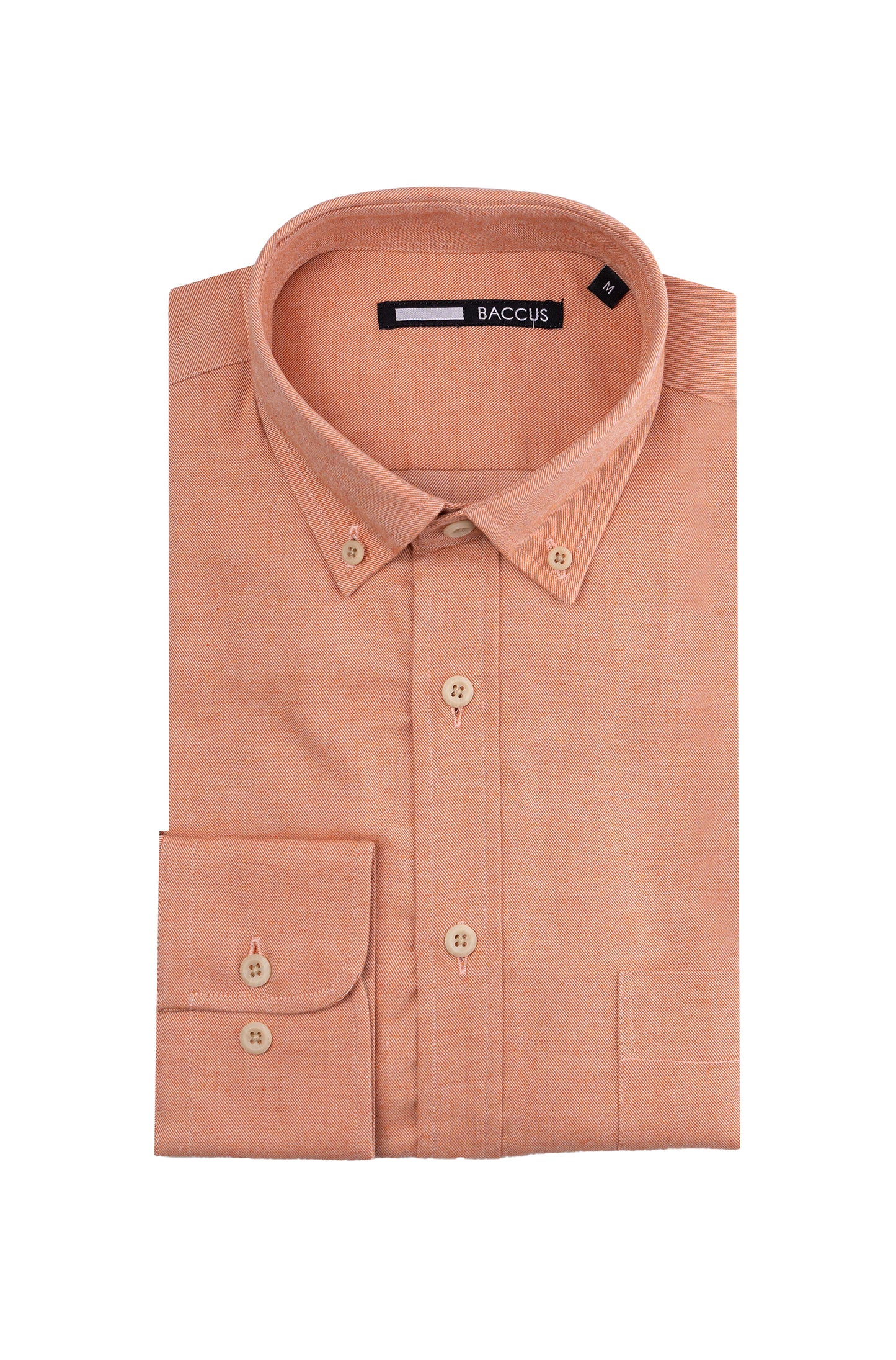 Camisa lisa para homem - Laranja