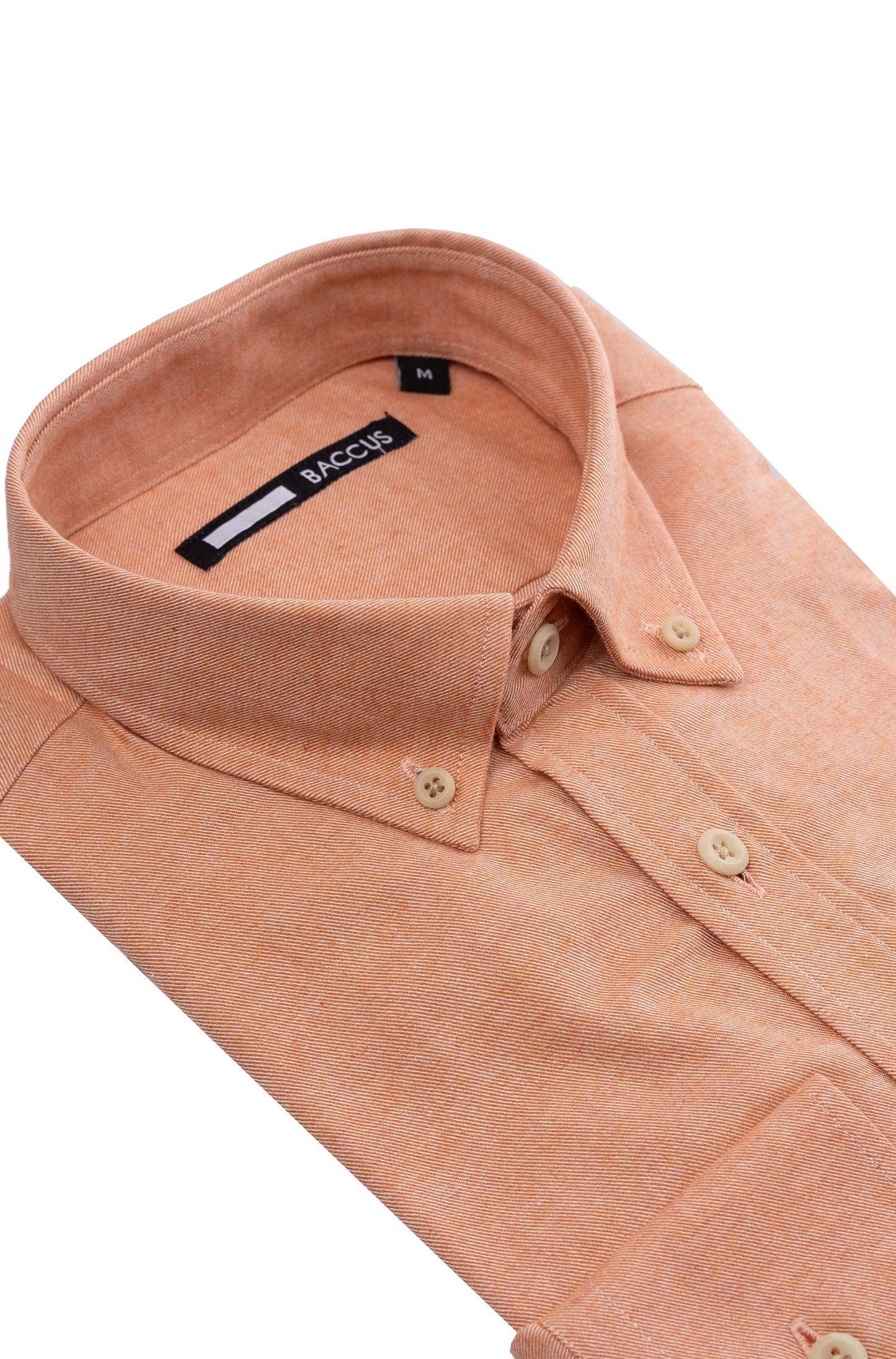 Camisa lisa para homem - Laranja