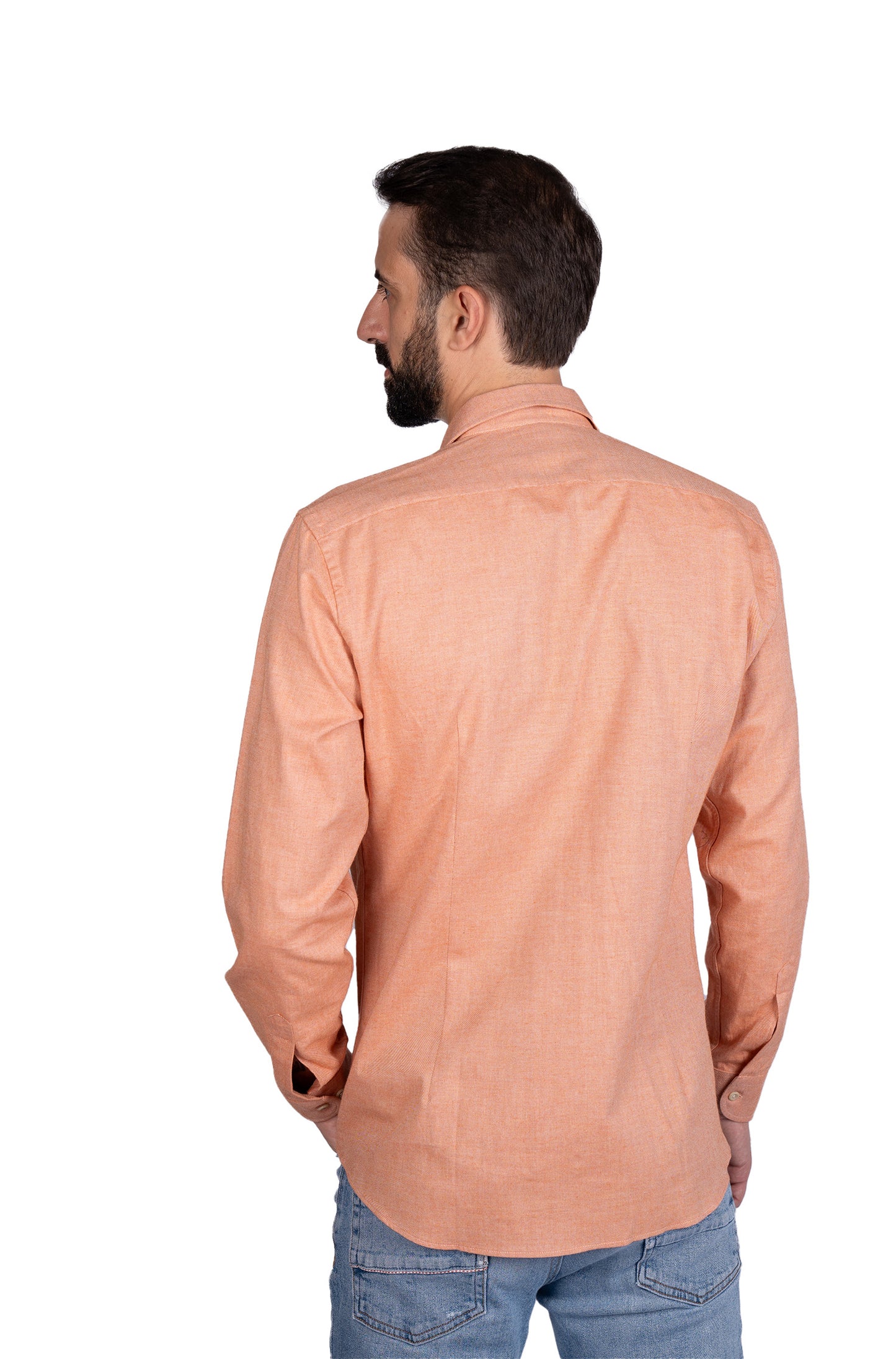 Camisa lisa para homem - Laranja
