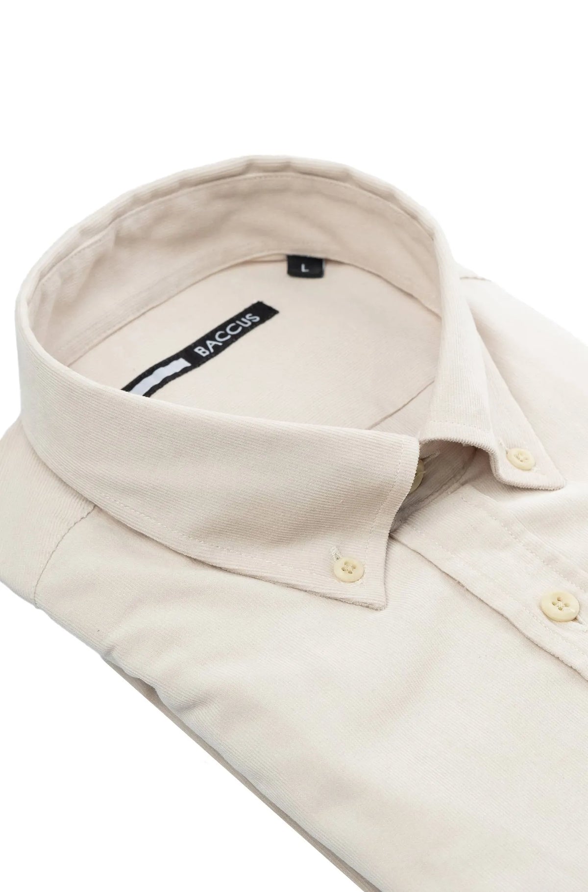 Men's corduroy shirt - Beige