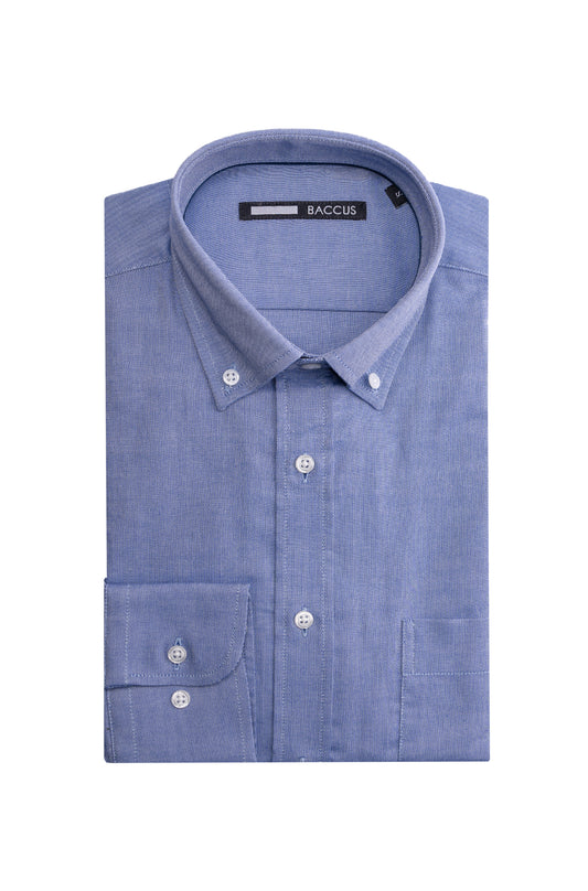 Regular oxford shirt - Blue
