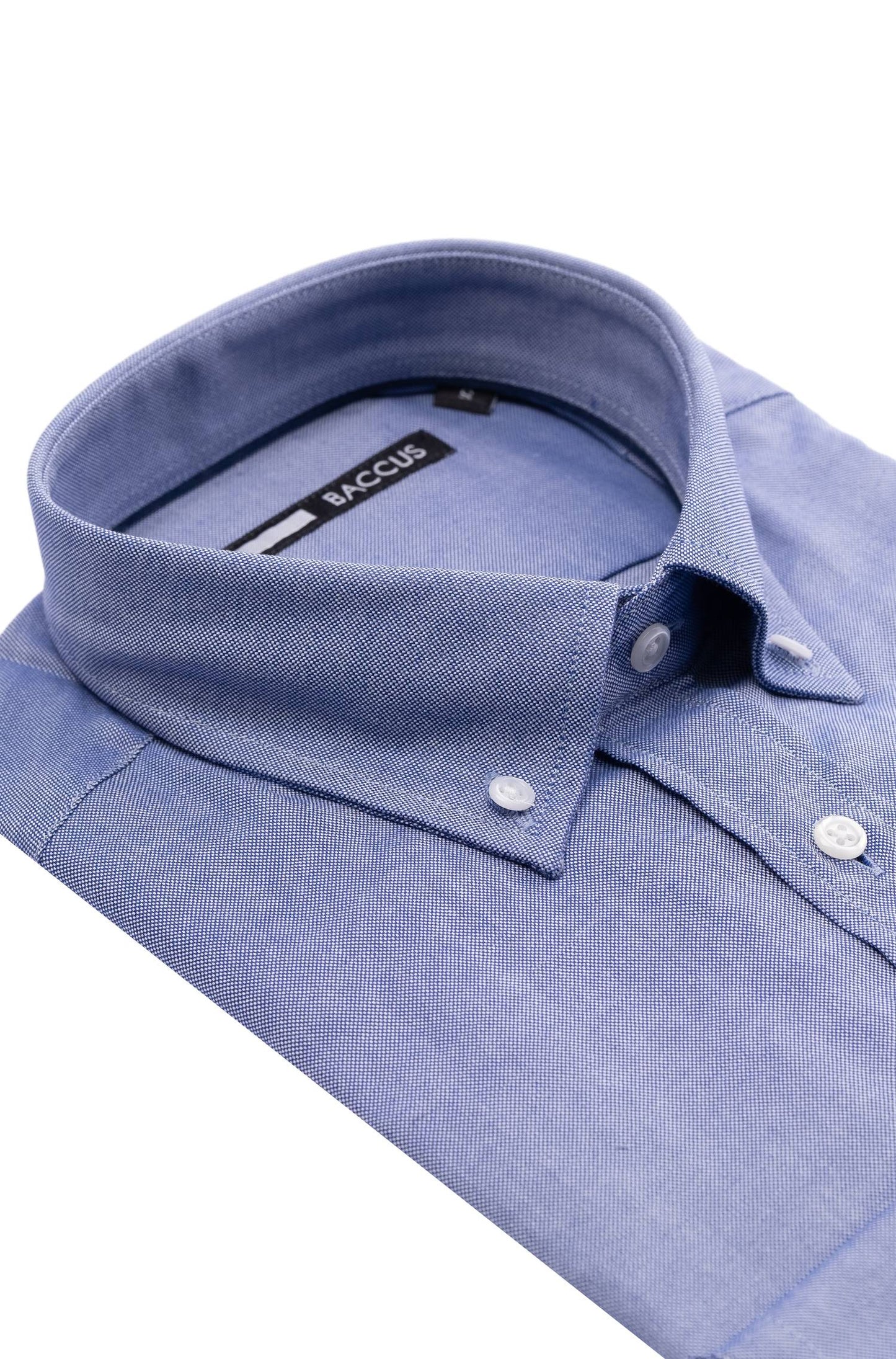 Camisa oxford regular - Azul