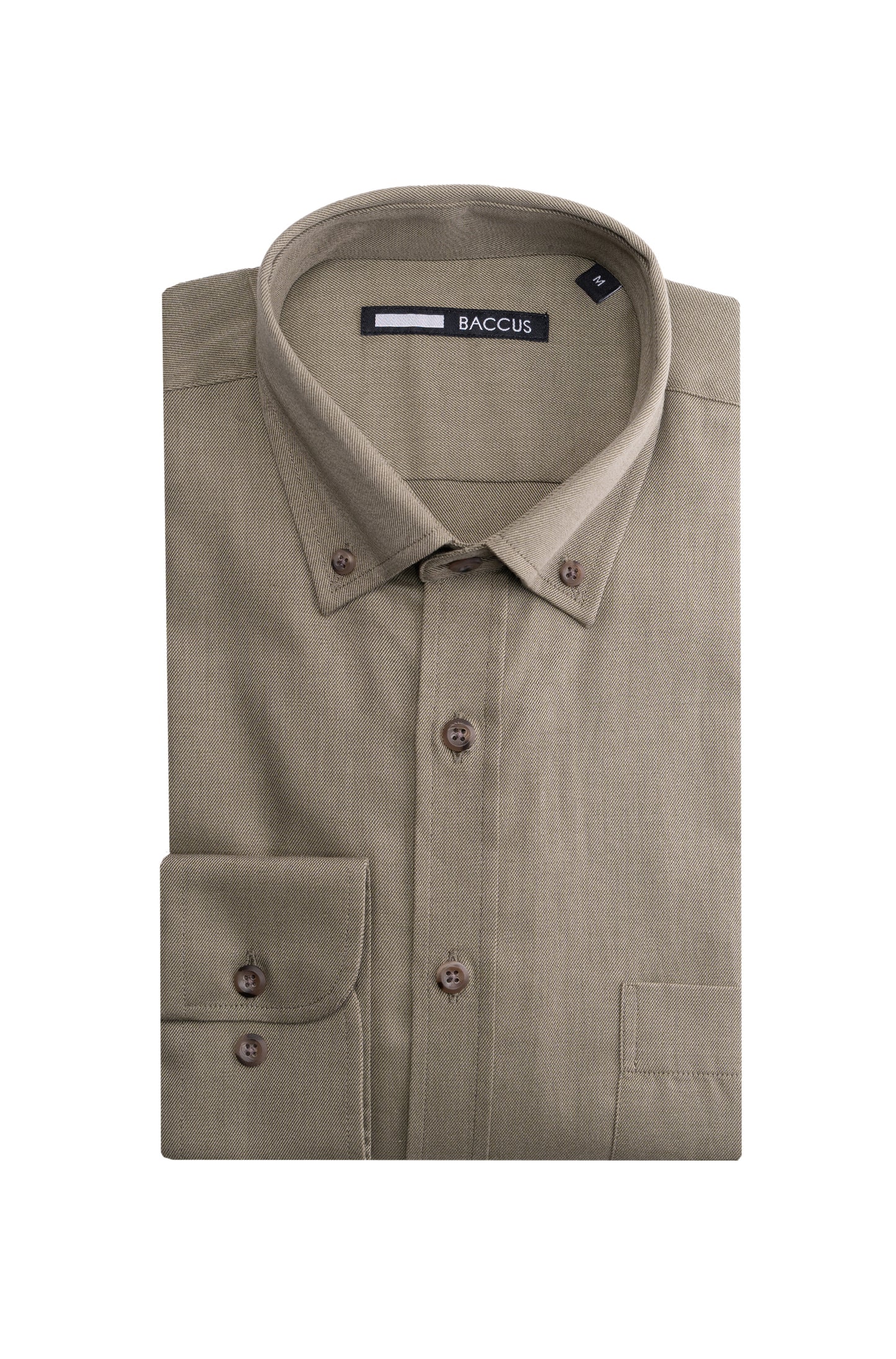 Camisa lisa para homem - Verde