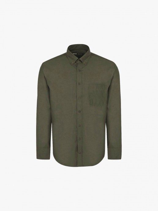 Camisa lisa para homem - Verde