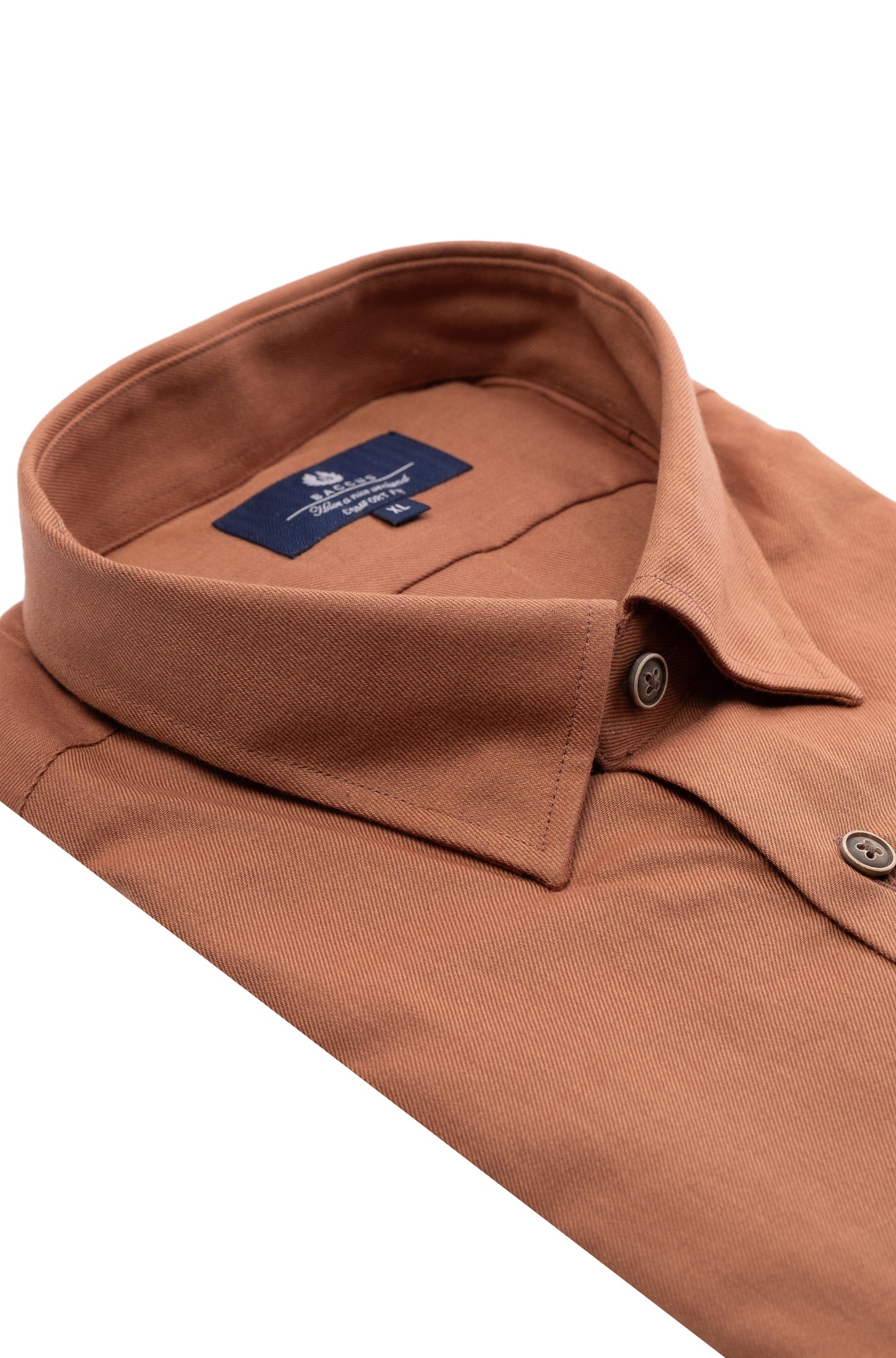 Camisa lisa para homem - Laranja