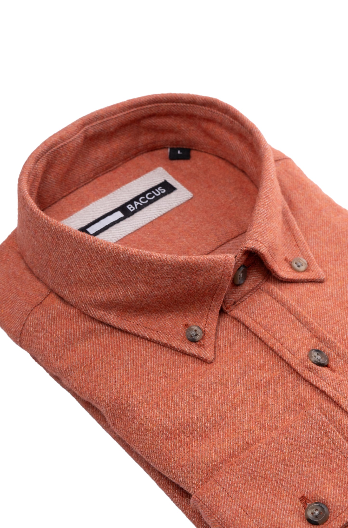 Camisa lisa para homem - Laranja