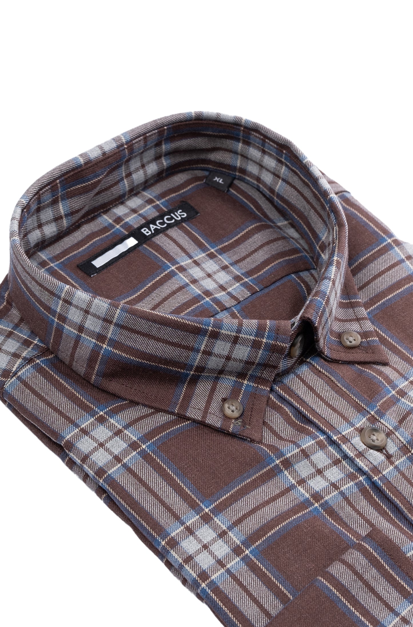Baccus plaid shirt - Brown