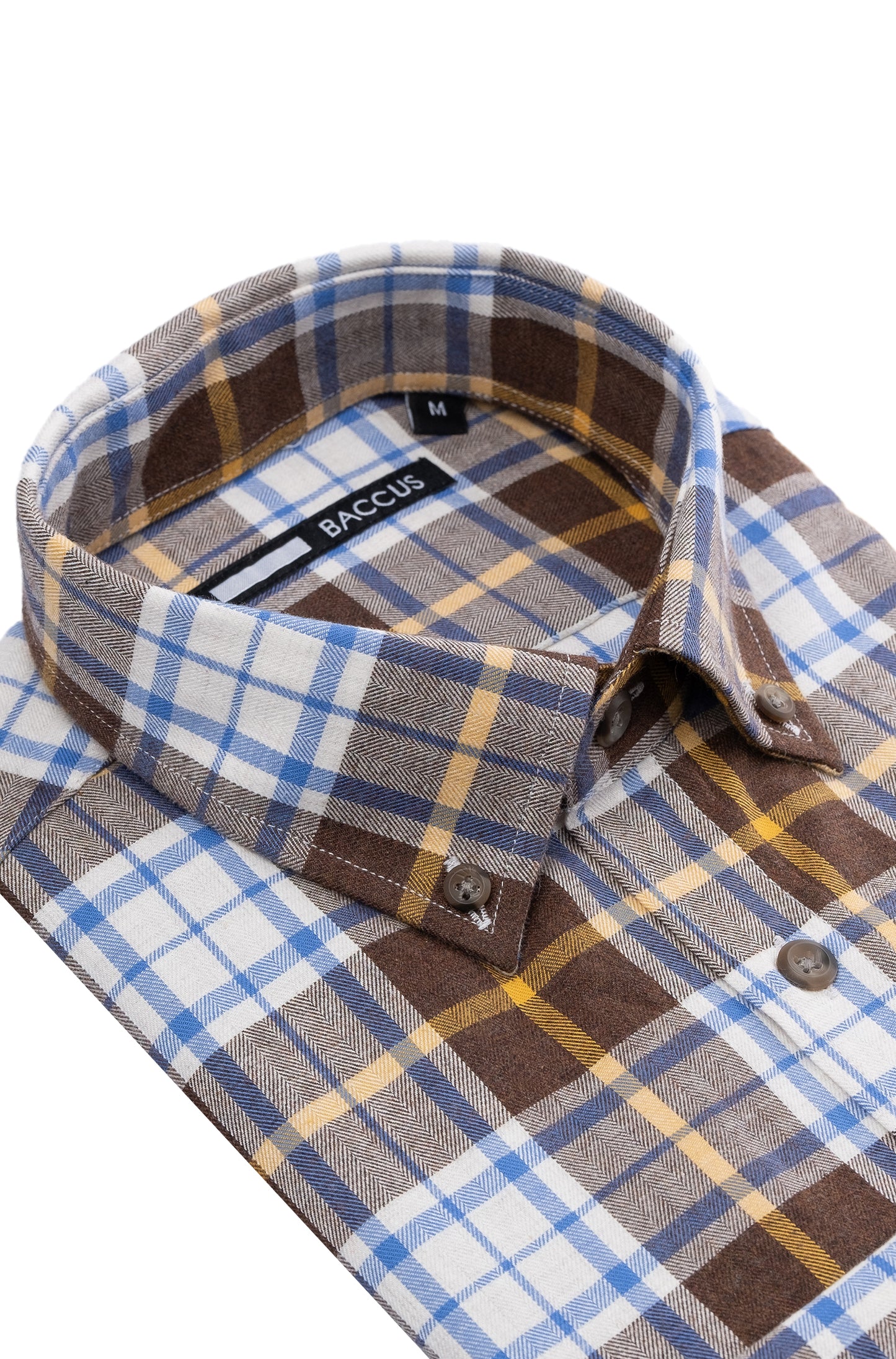 Men's plaid shirt - Beige