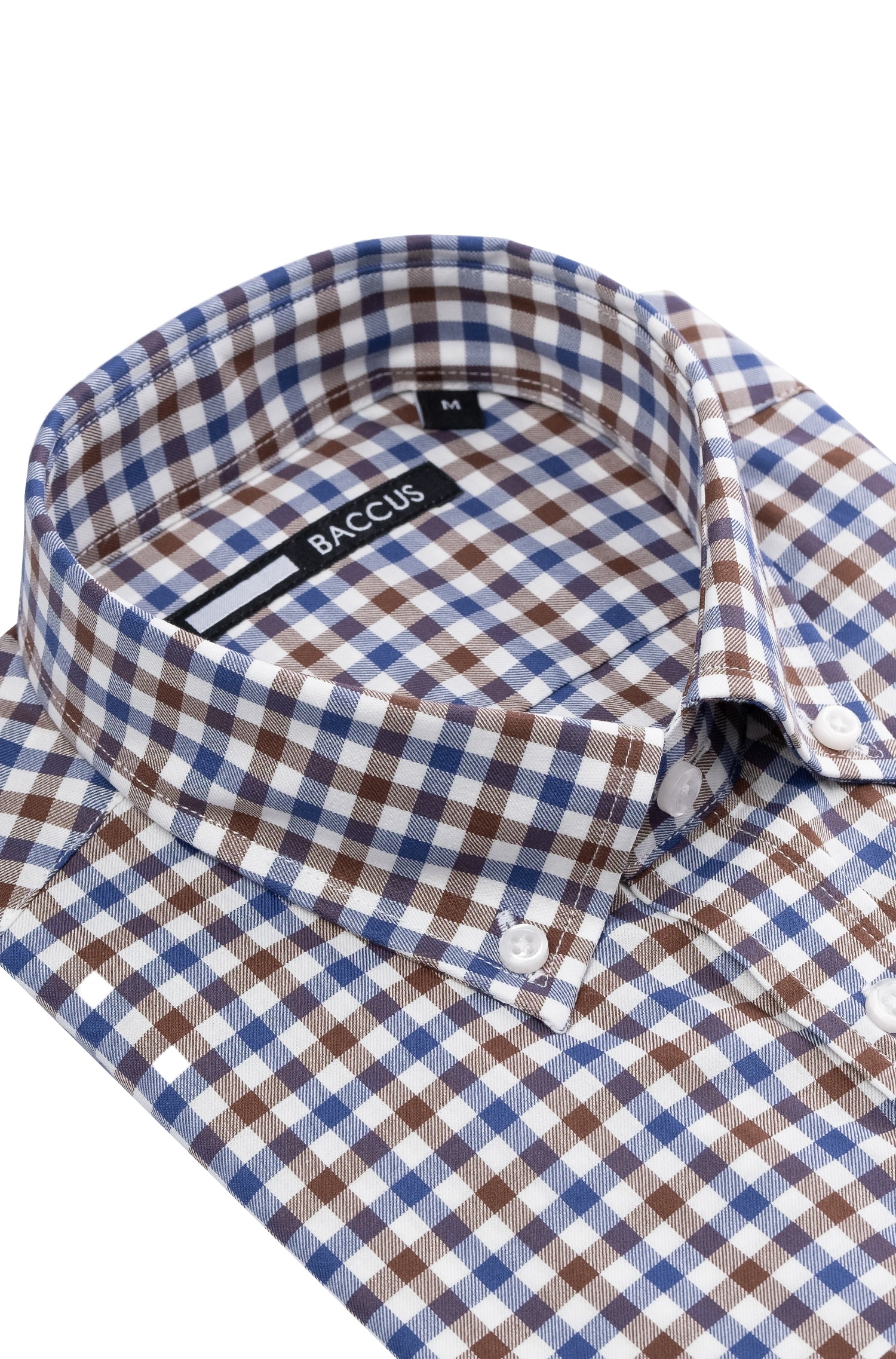 Camisa de homem com risca - Bege