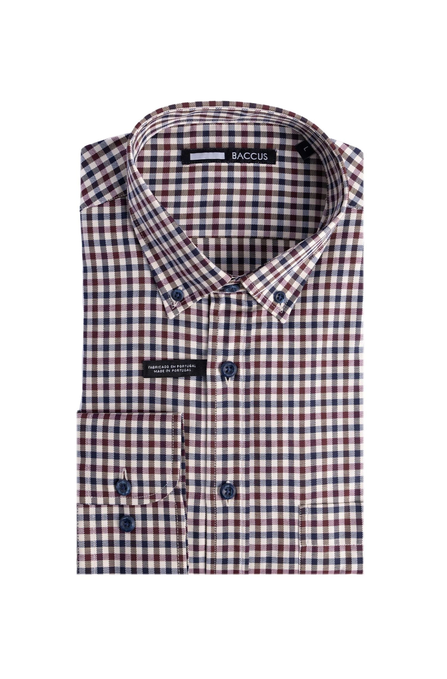 Camisa homem em xadrez - Verde