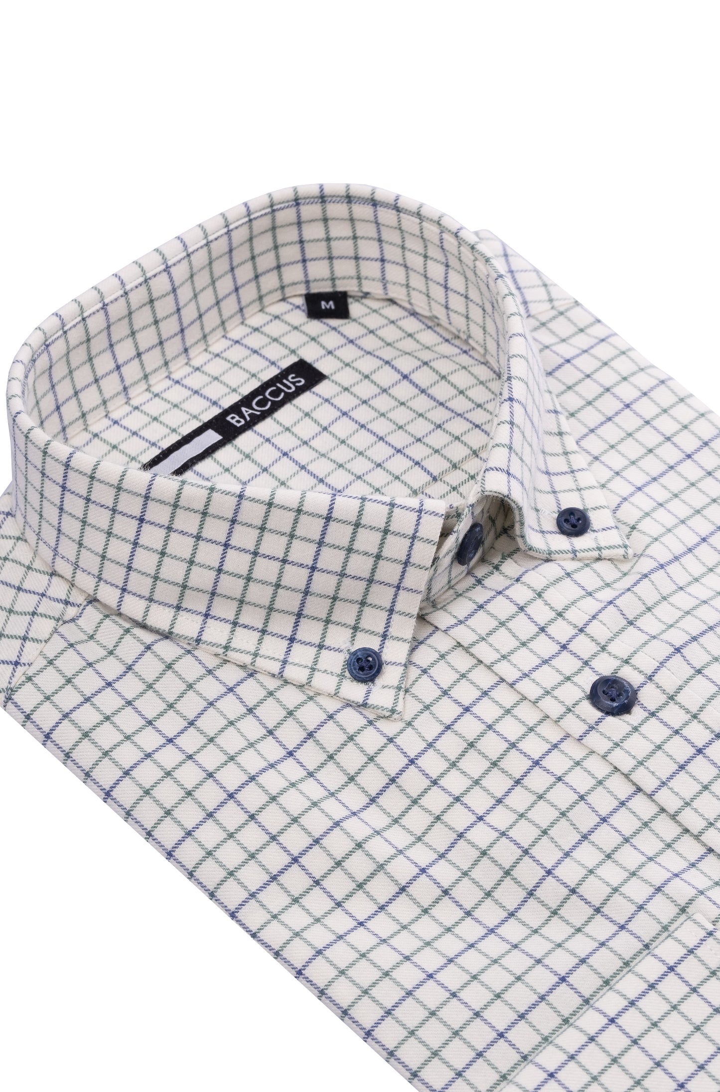 Camisa homem quadrados - Verde