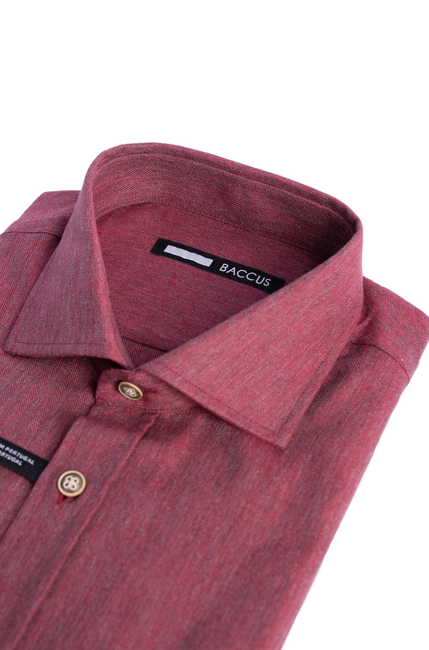 Camisa lisa para homem - Vermelho