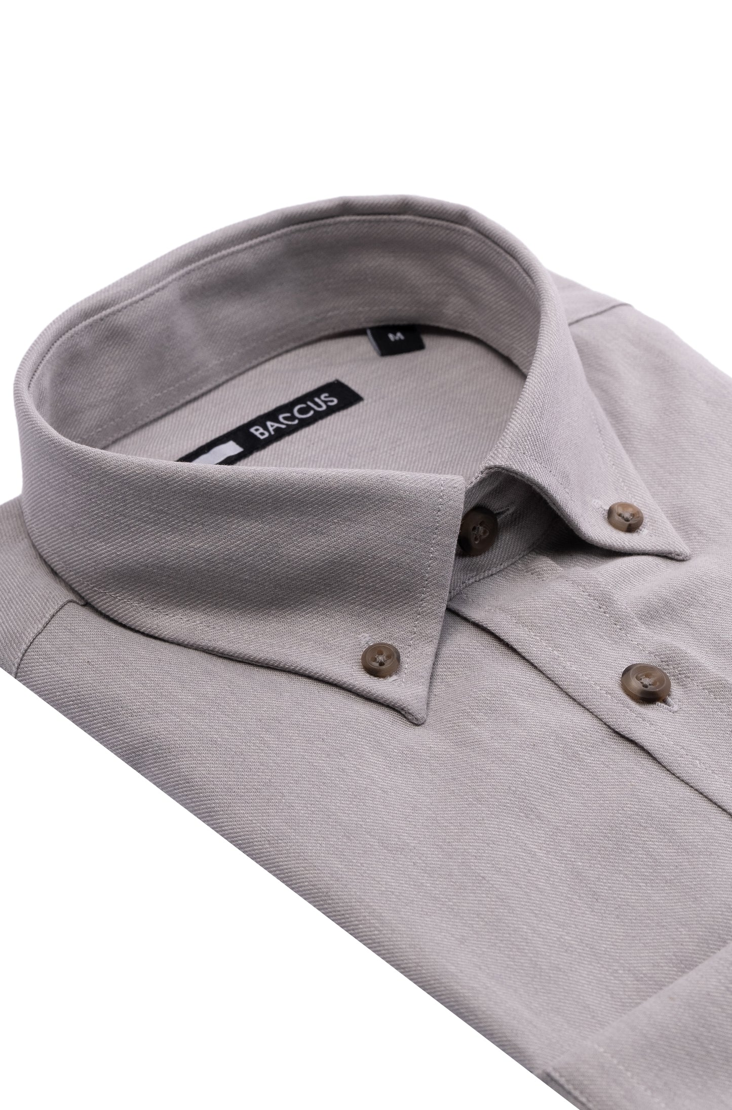 Camisa lisa para homem - Cinza