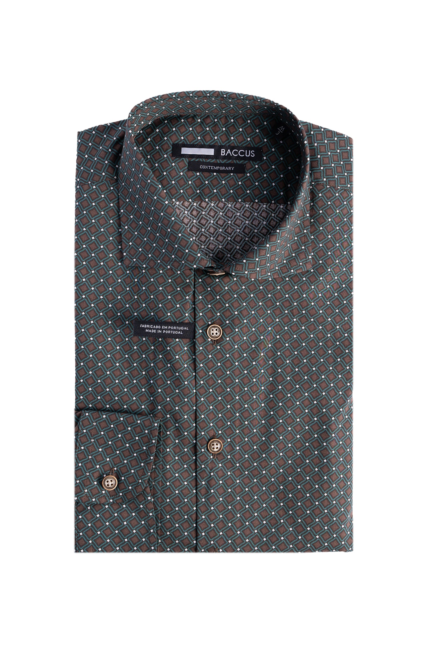 Camisa Baccus estampada - Verde