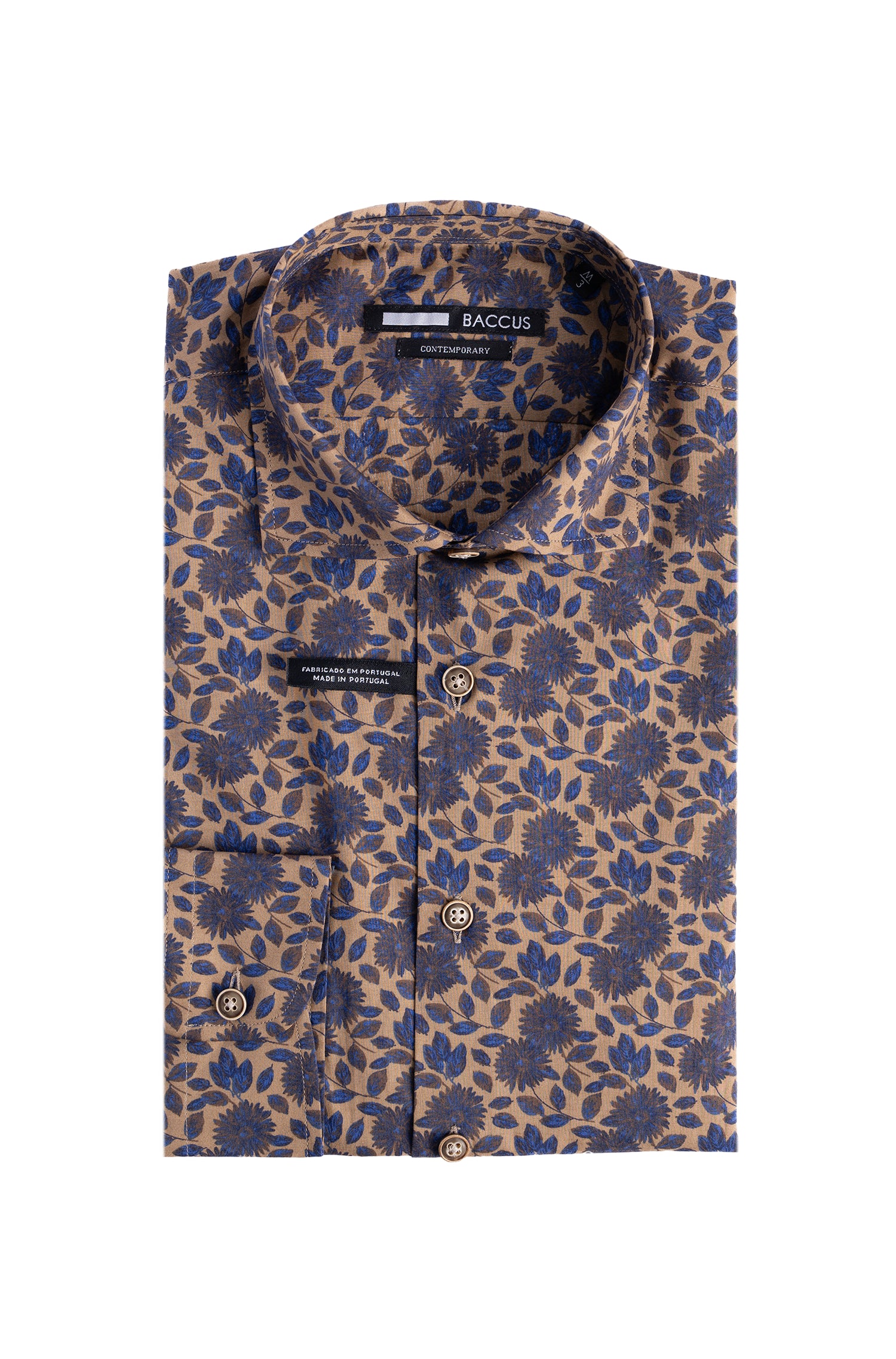 Camisa Baccus estampada - Amarelo