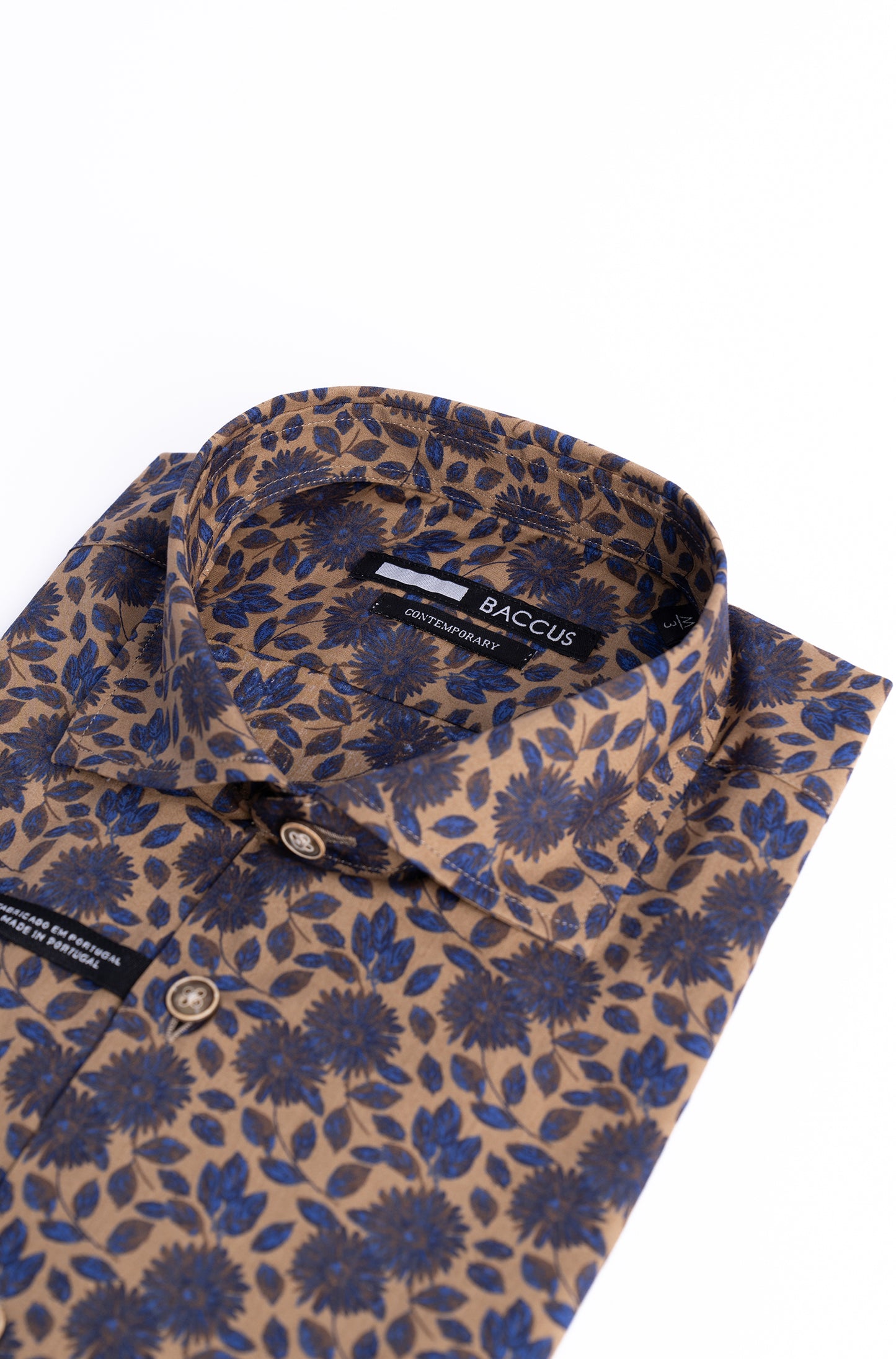 Camisa Baccus estampada - Amarelo