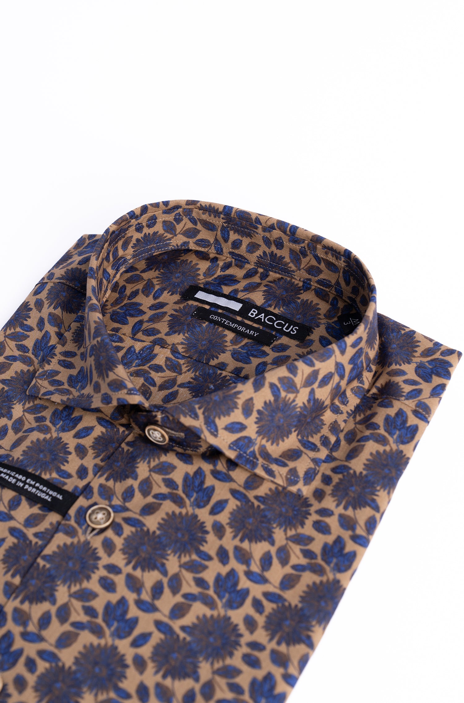 Camisa Baccus estampada - Amarelo
