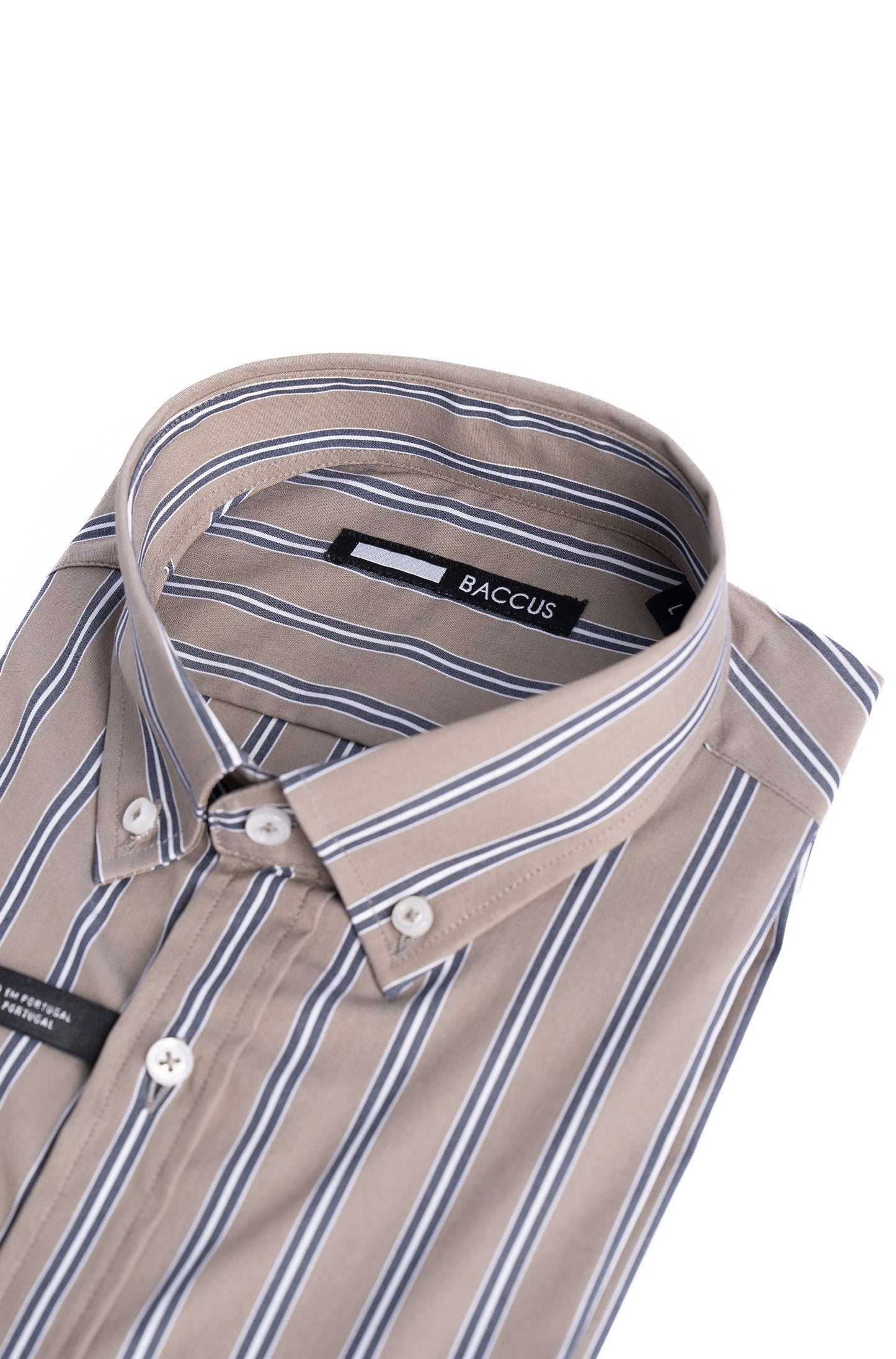 Men's striped shirt - Green