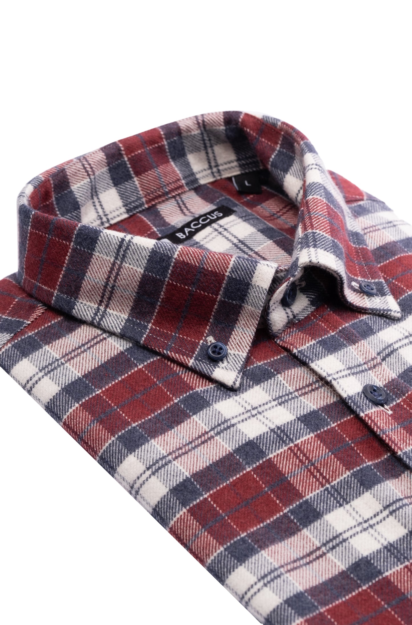 Men's Plaid Shirt - Red