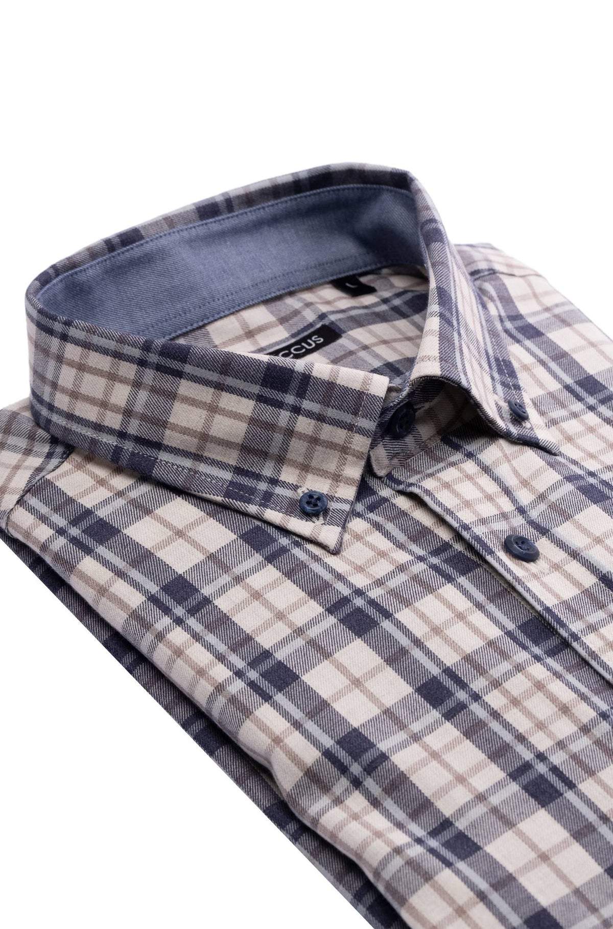 Camisa xadrez masculina - Azul
