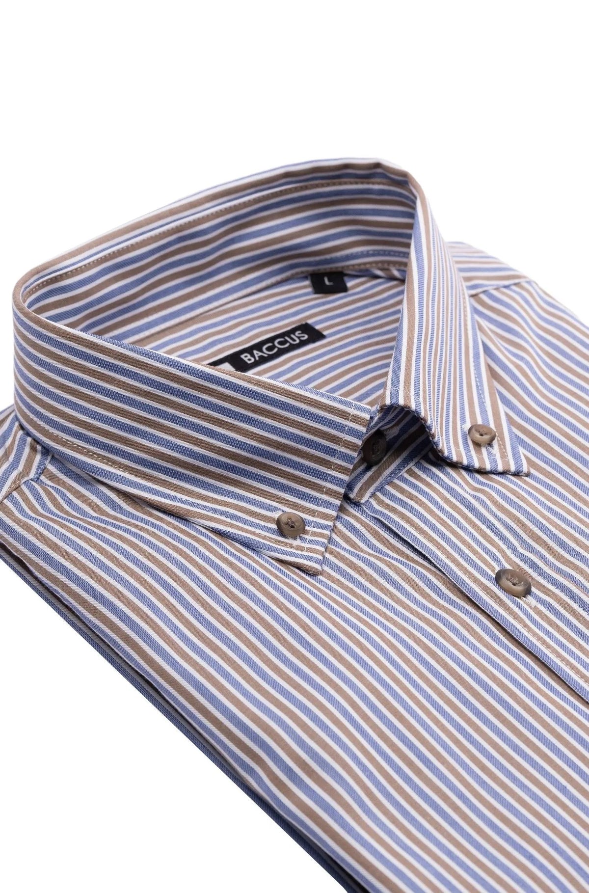 Men's striped shirt - Beige